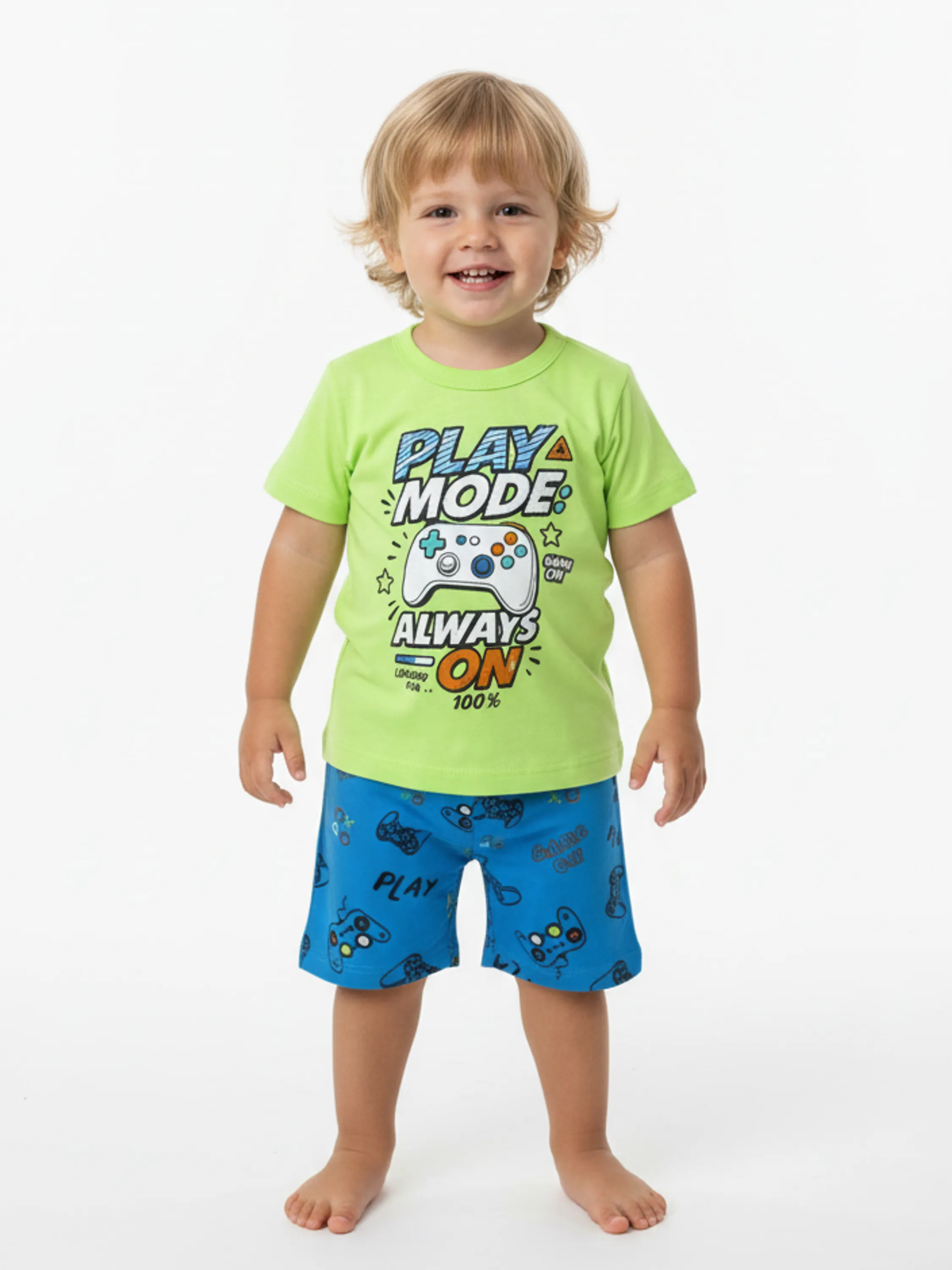 Conjunto Infantil Verão Menino Play Mode
