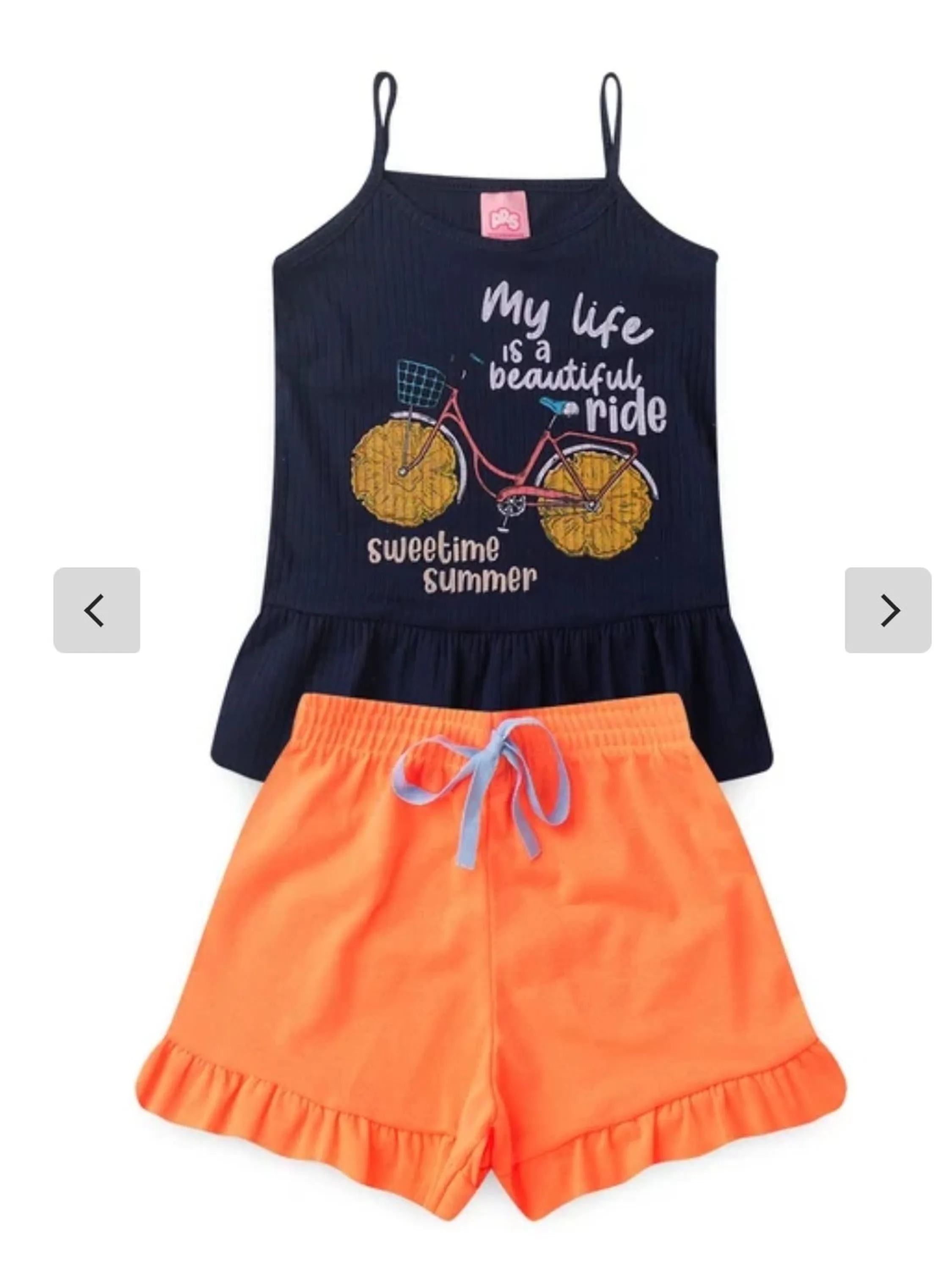 Conjunto Infantil Regata Verão Menina My life