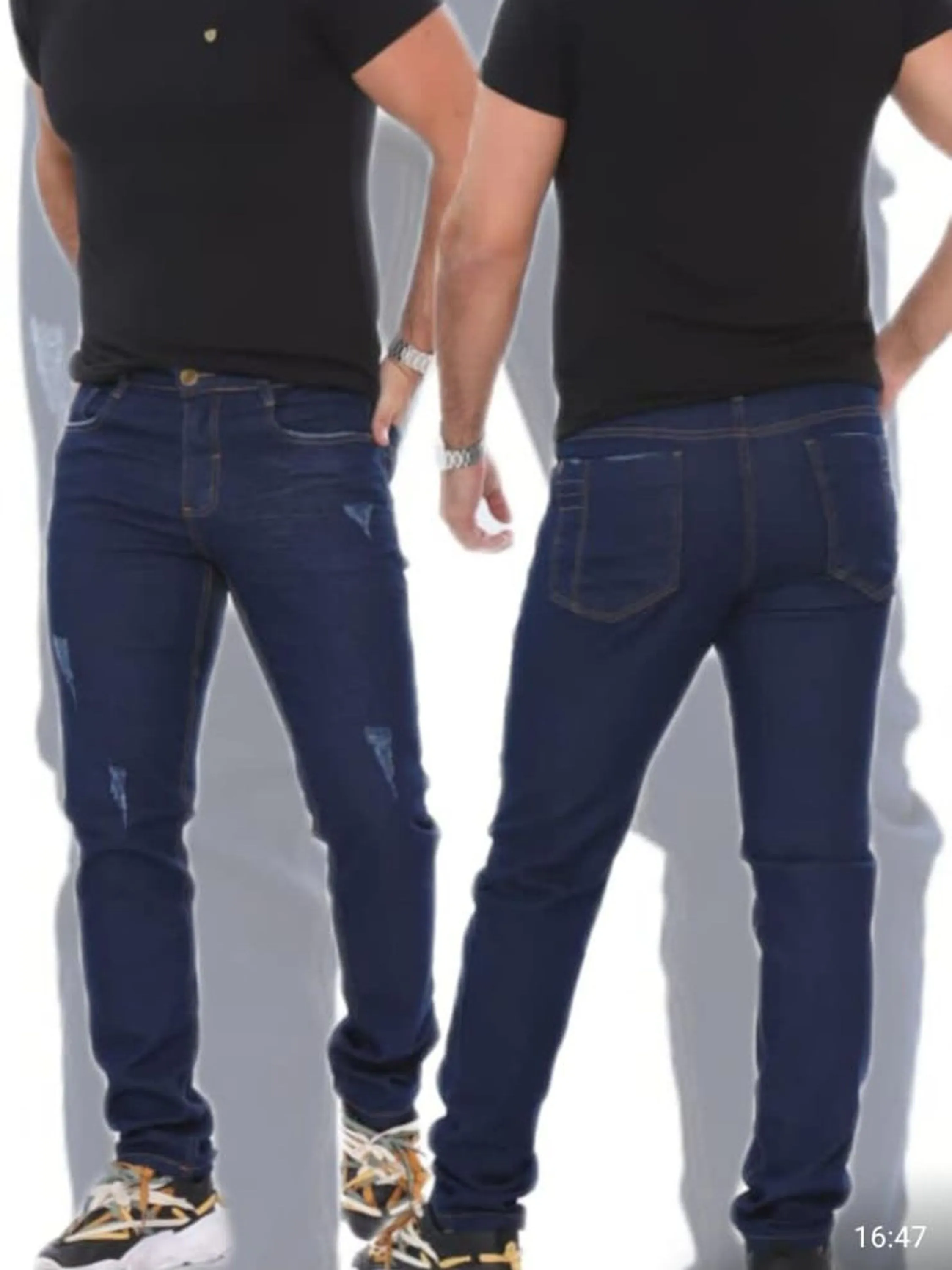 Calça Jeans Masculina Plus Size