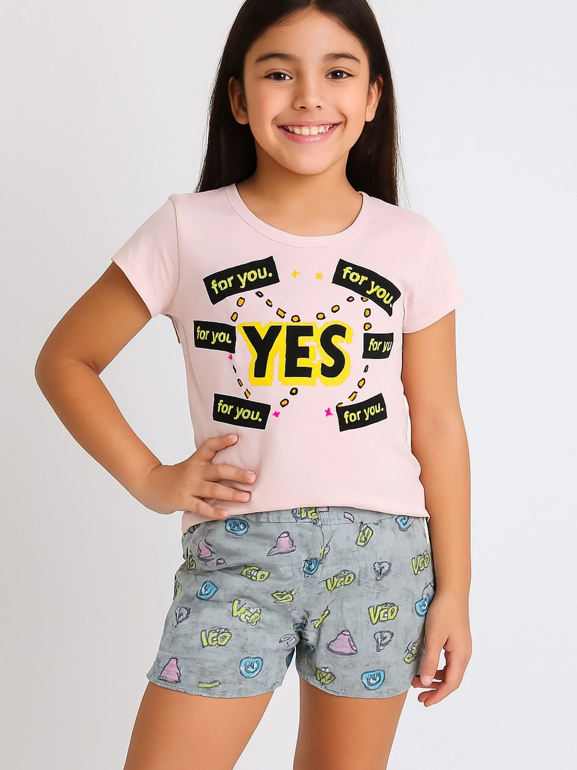 Conjunto Infantil Verão tam 12