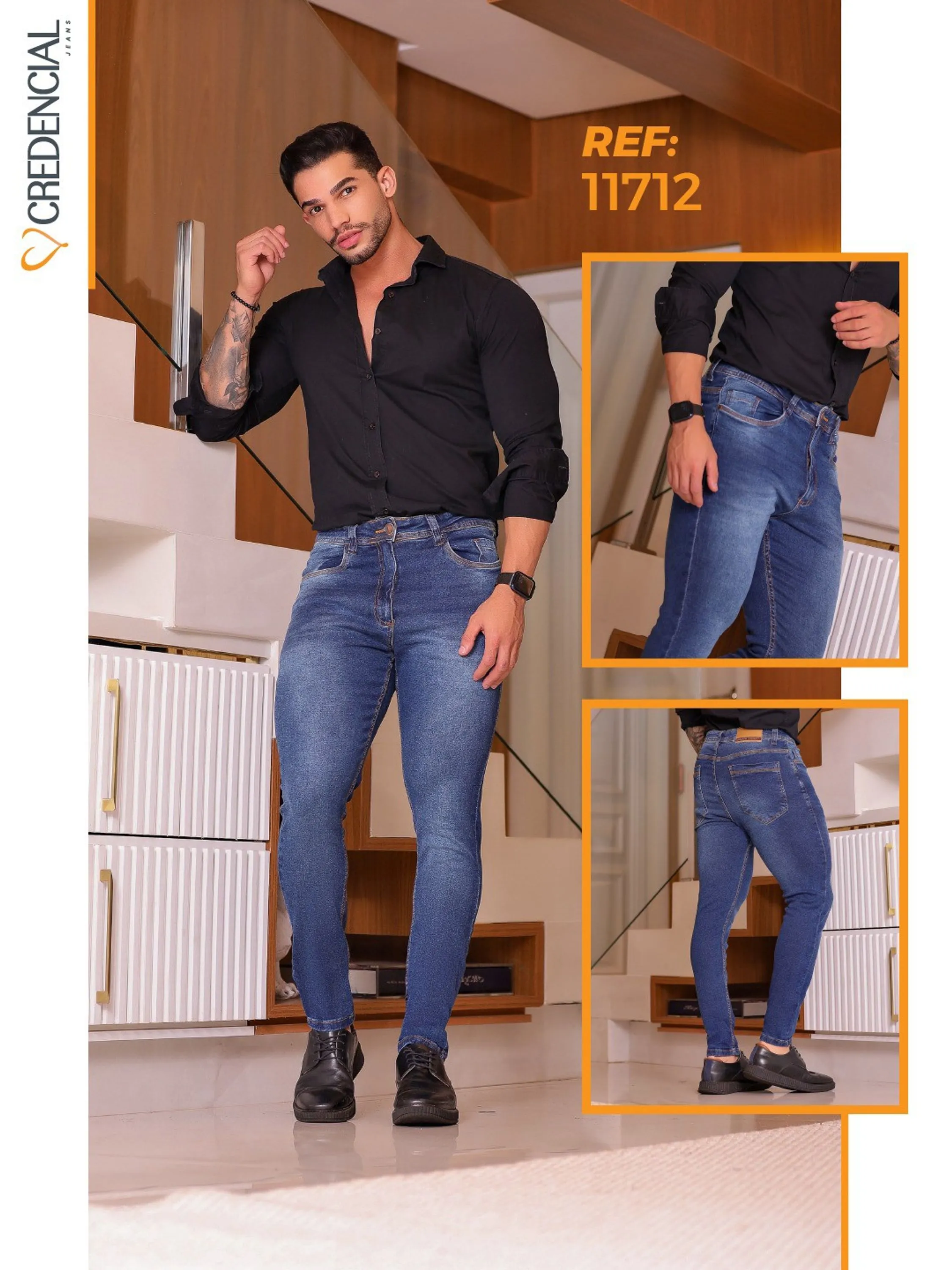 Calça Jeans Skinny Masculina