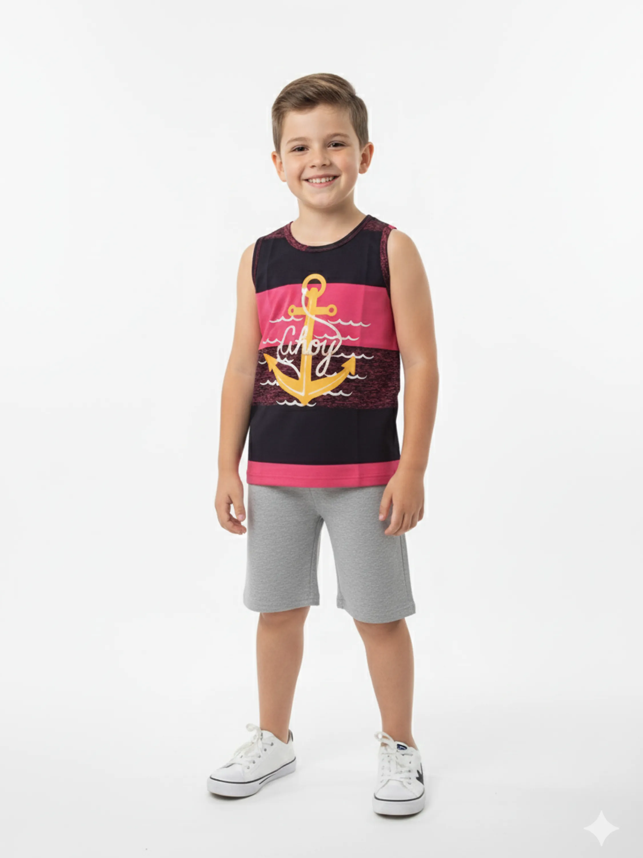 Conjunto Infantil Verão Âncora