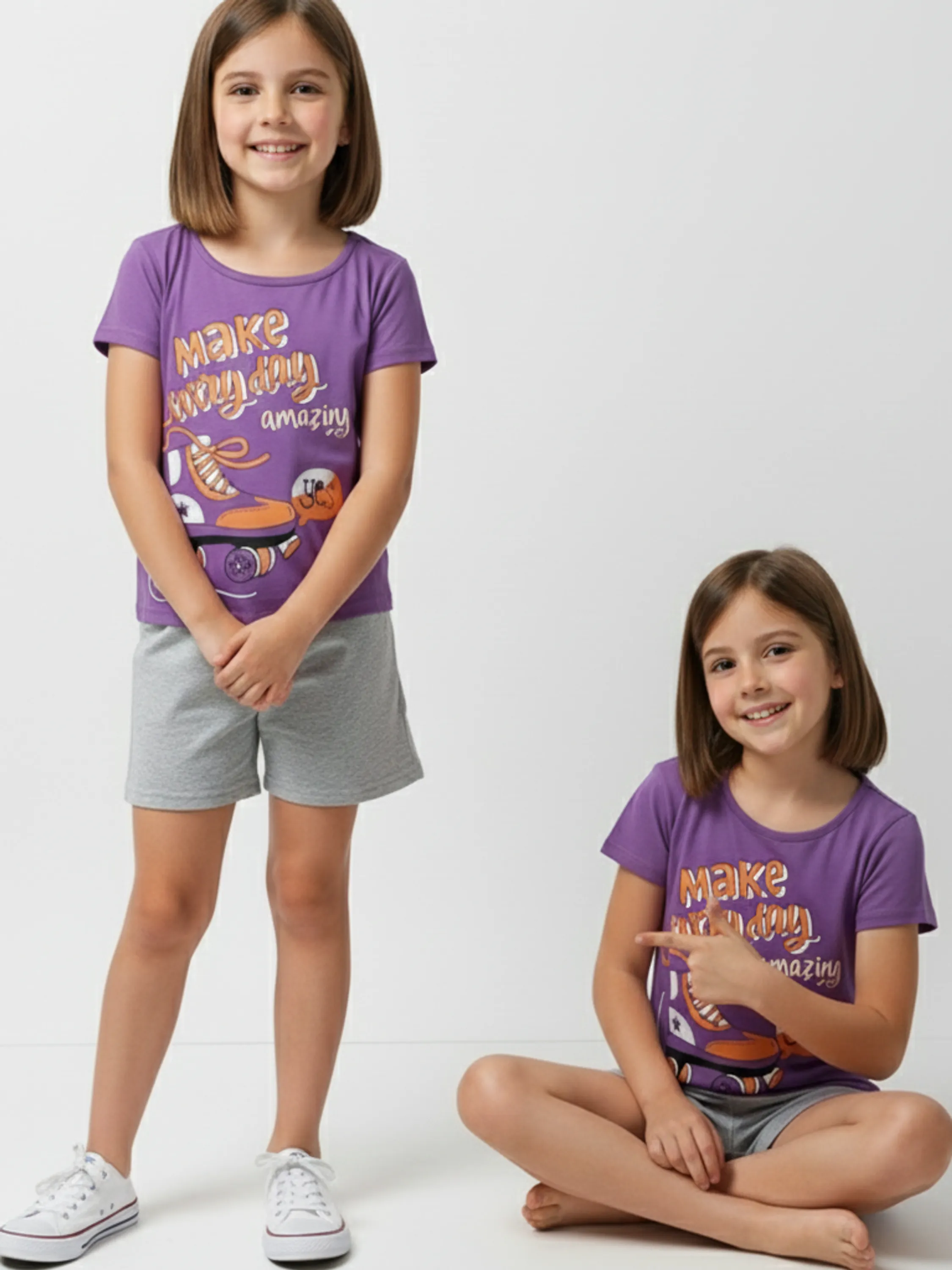 Conjunto Infantil Verão Menina Princesa