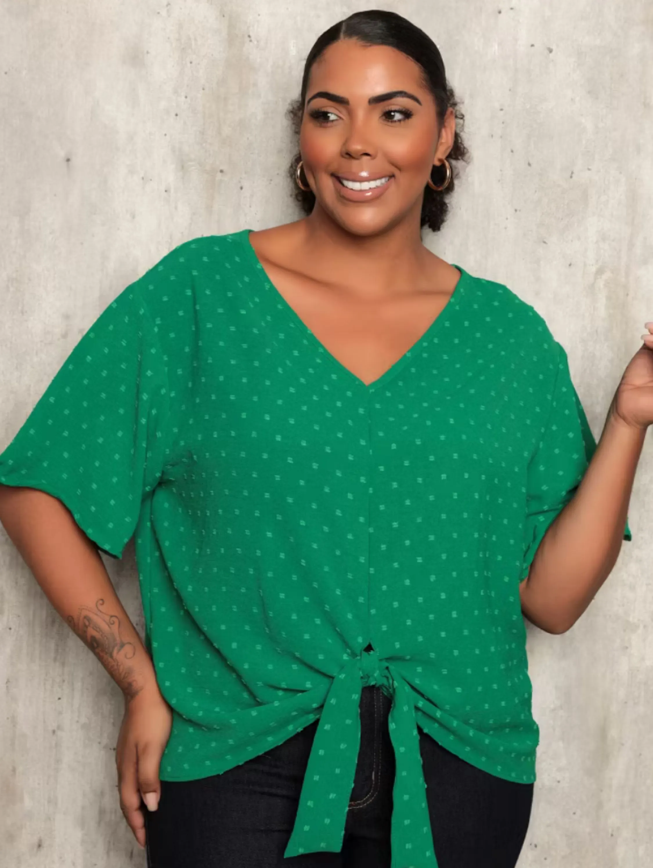 Blusa Plus Size Duna Pipoca