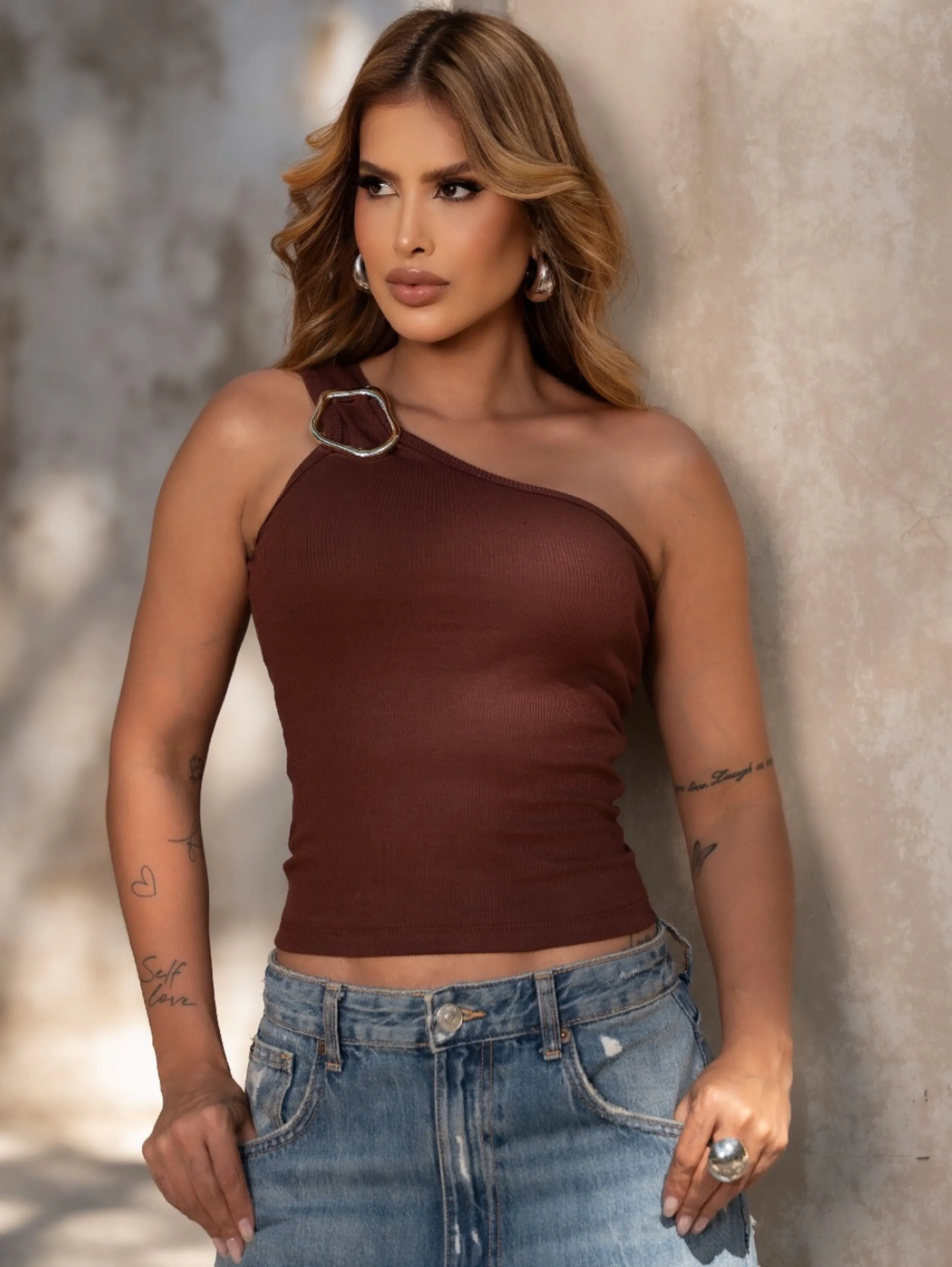 Blusa Mulla Ribana C/Fivela Algodão GL