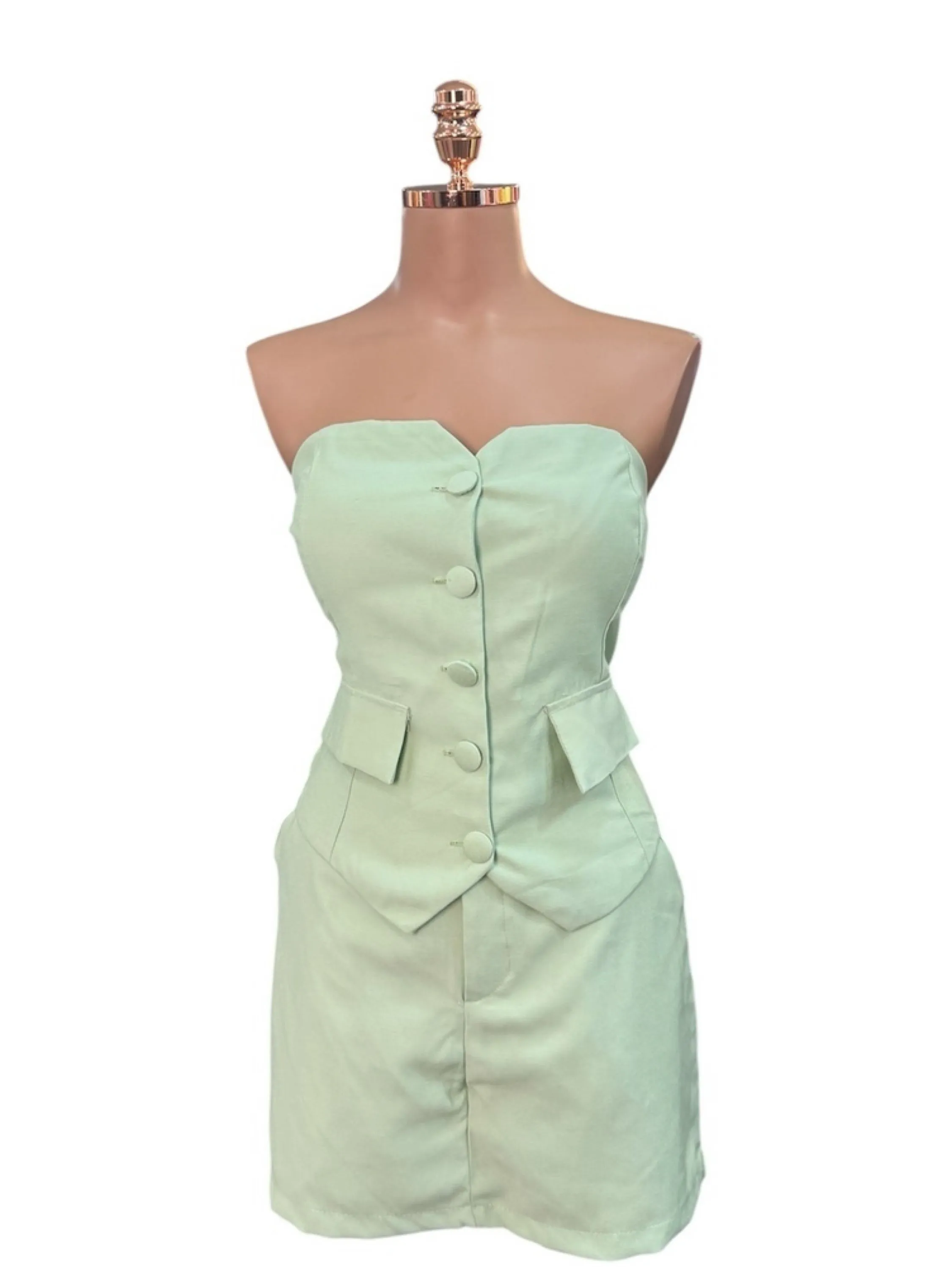 Conjunto Sensorial Short Saia Com elastex YKi