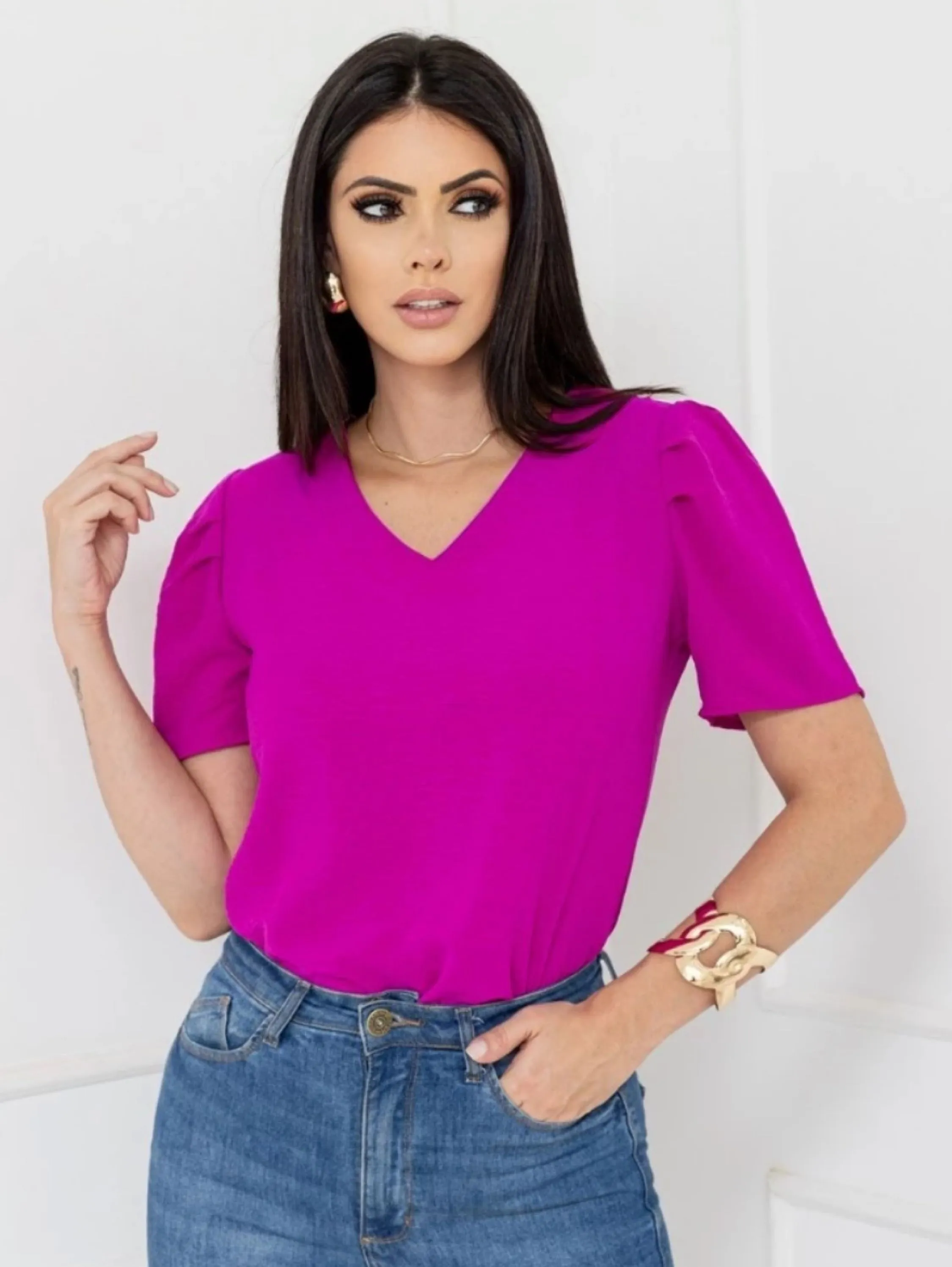 Blusa Manga Princesa Gola V