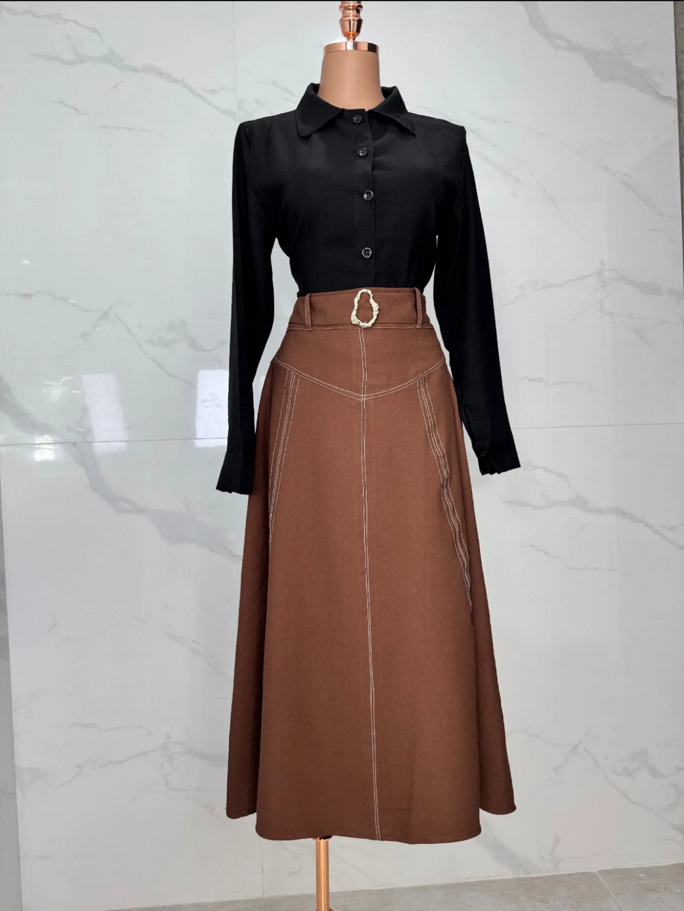Saia Midi Elegante Sensorial ML
