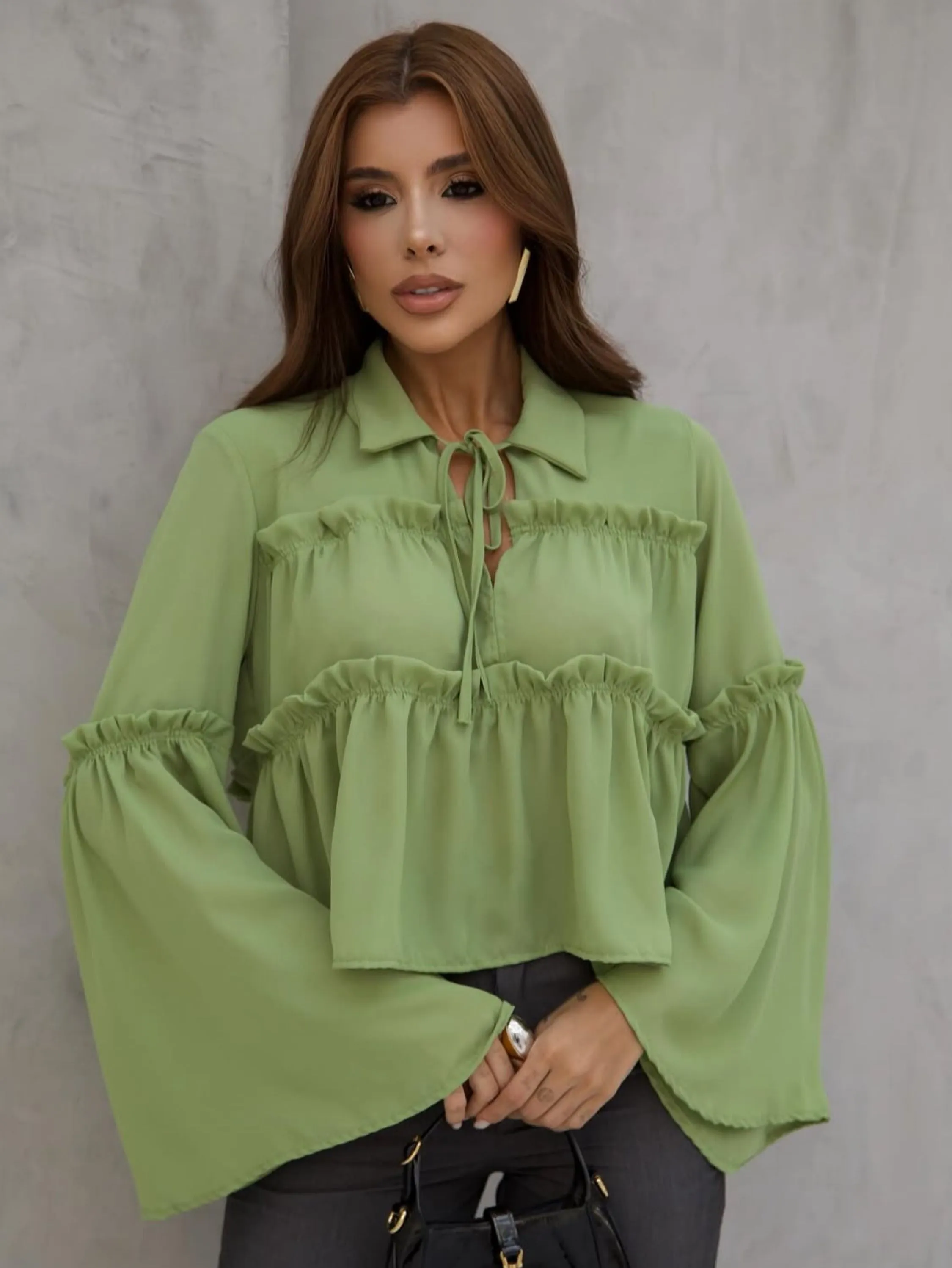 Blusa Tamy Manga Longa CL