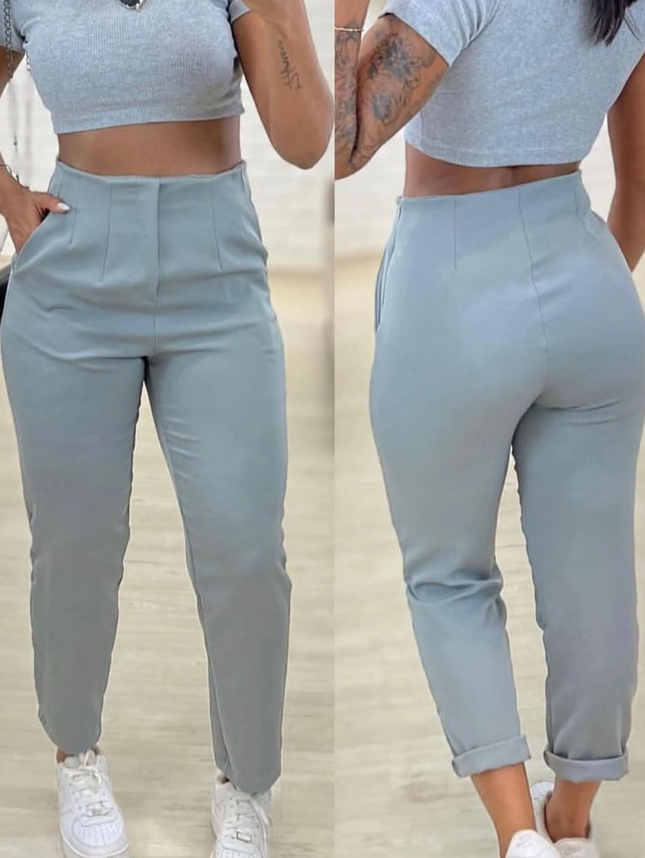 Calça Alfaiataria modelo zara