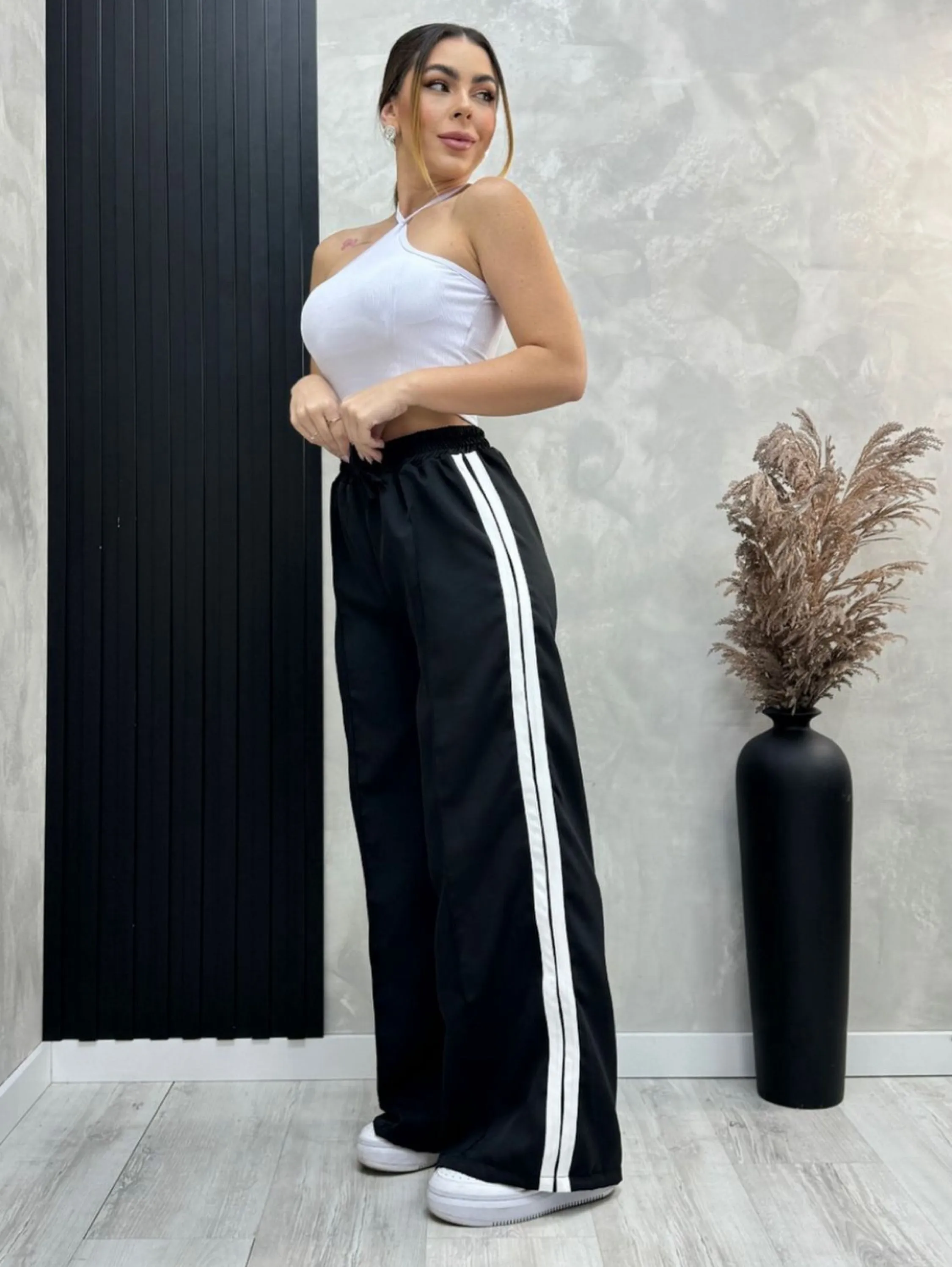 Calça pantalona TRACK PANTS