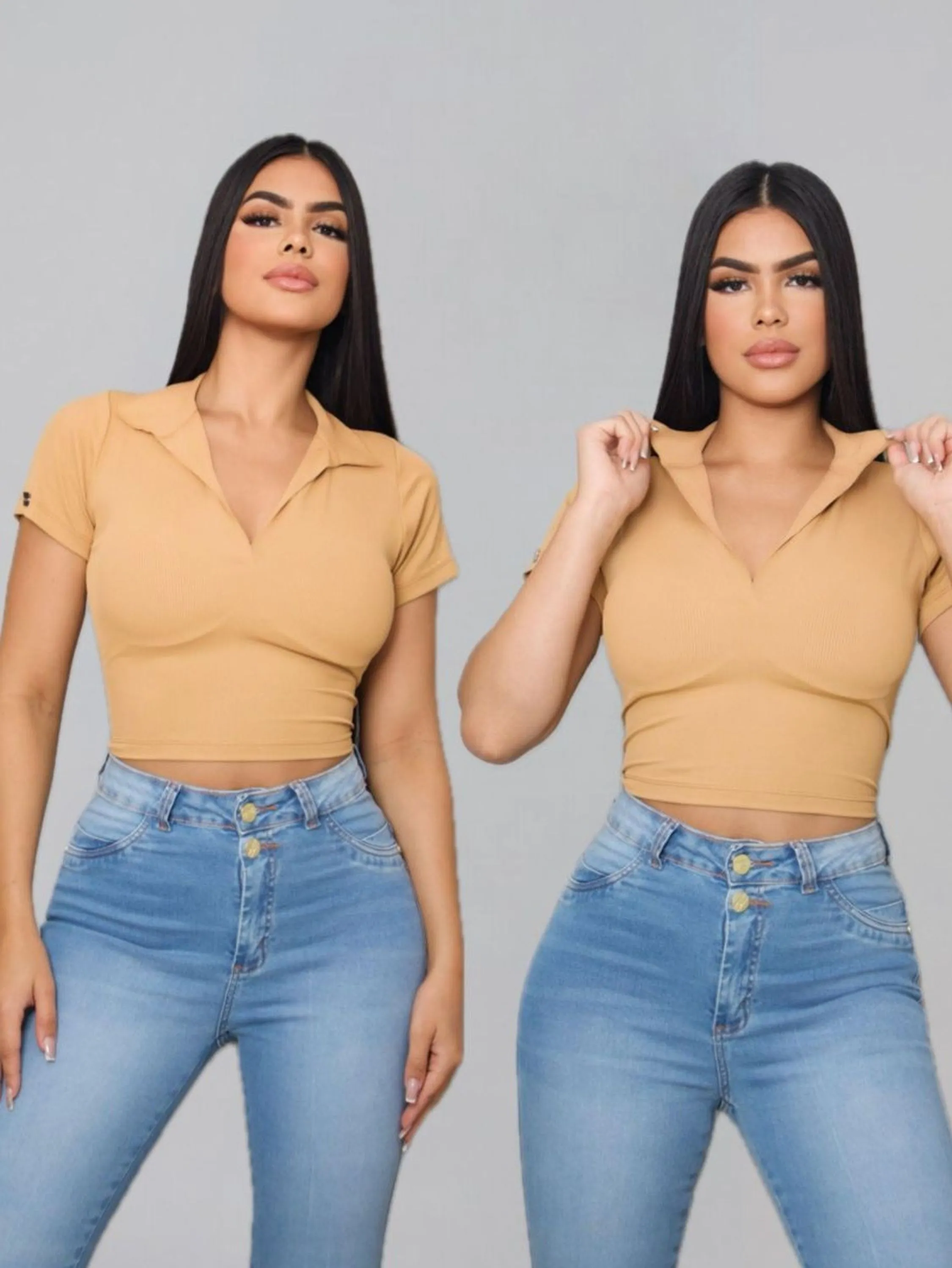 Blusinha com manguinha e gola (RBS)