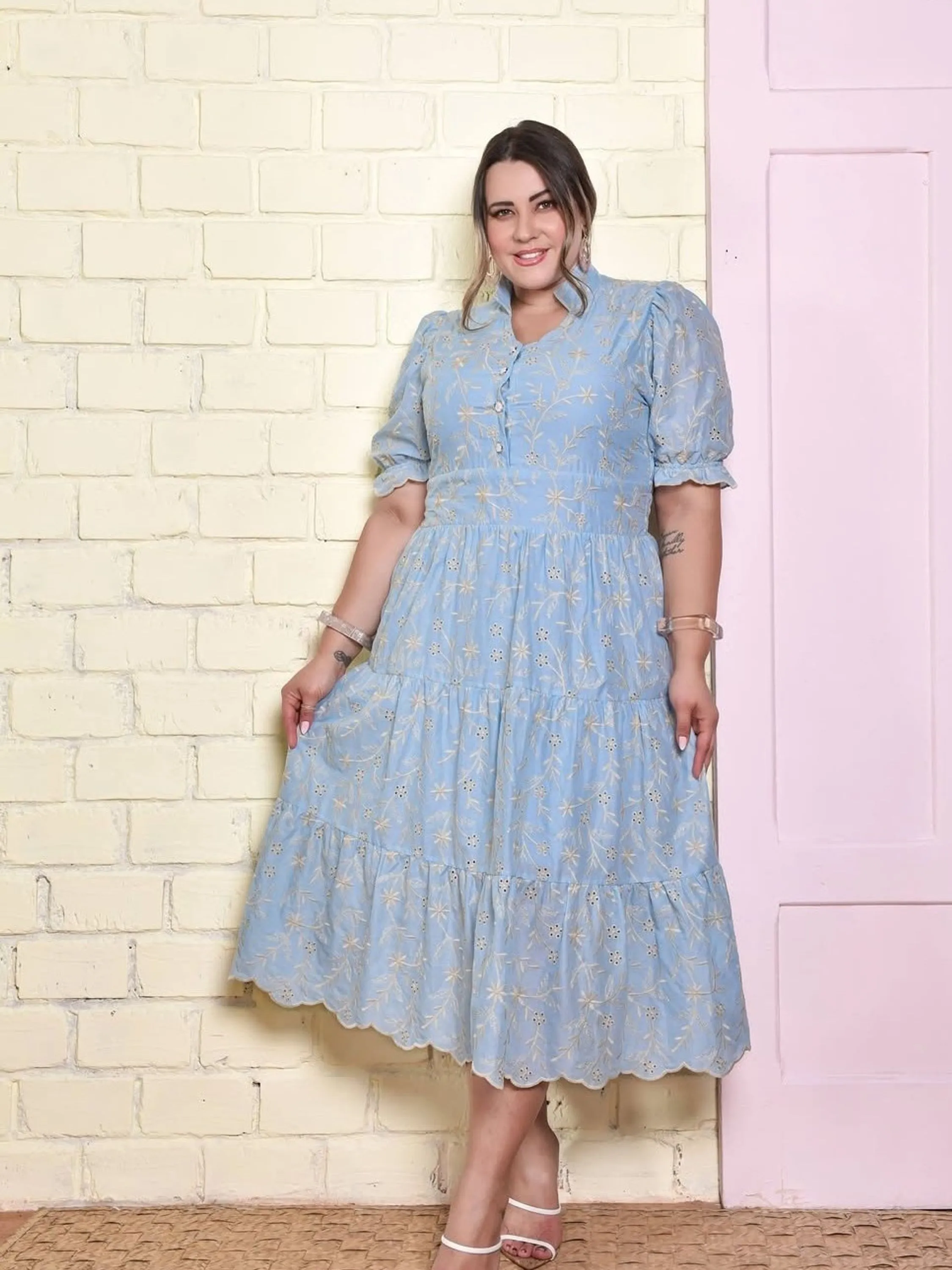 Vestido Lese Plus Size