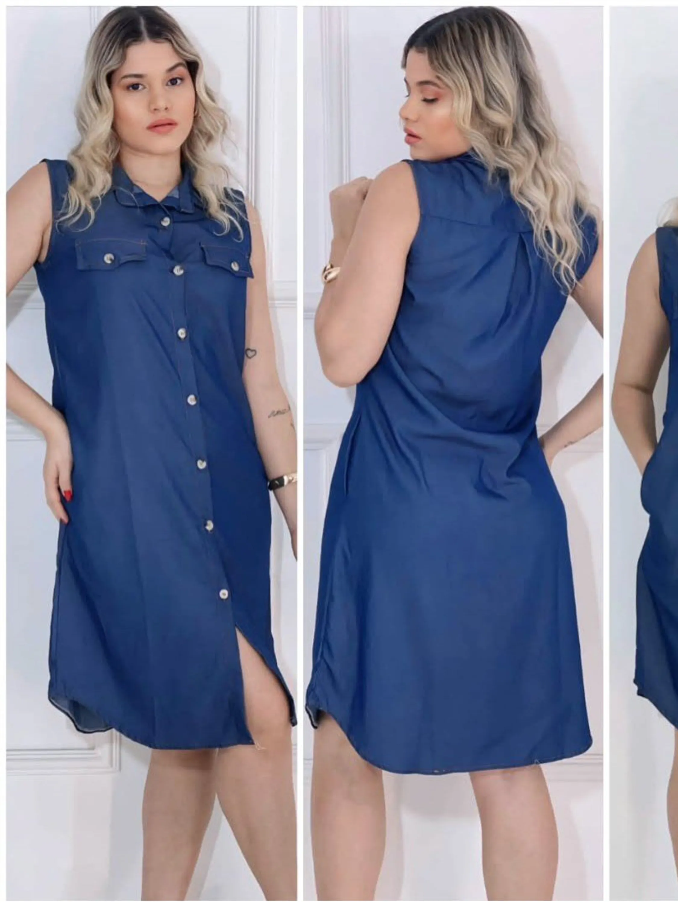 Vestido Chamise Jeans