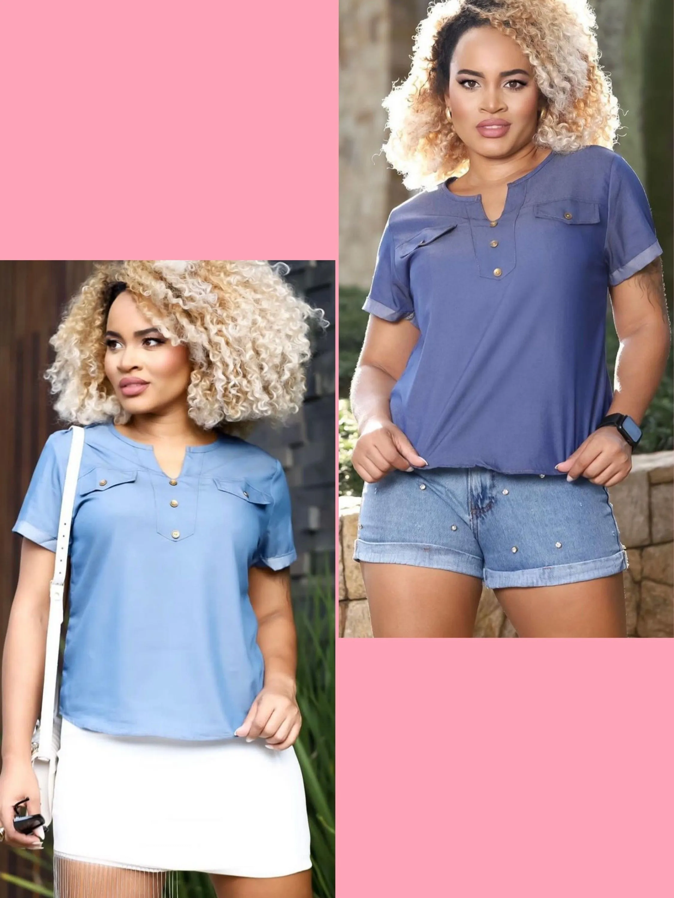 Camisa  Femenina Jeans