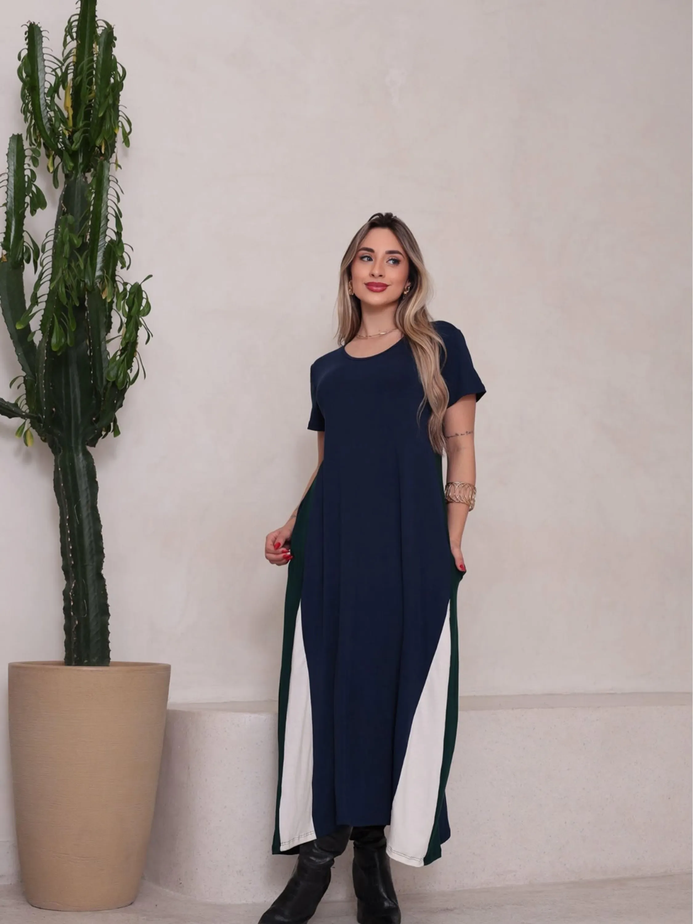 Vestido Bicolor