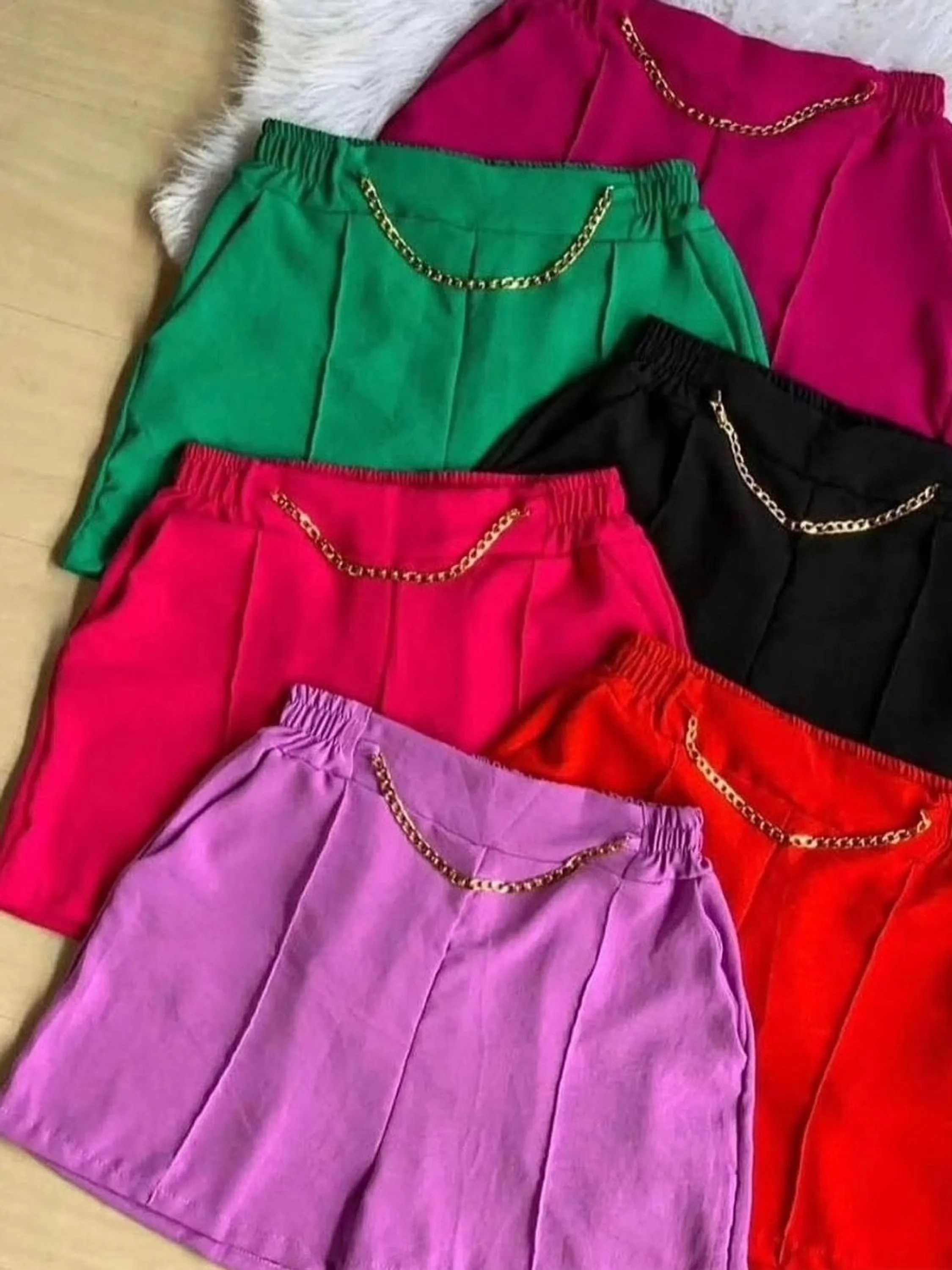 SHORTS ALFAITARIA DUNA COM CORRENTE