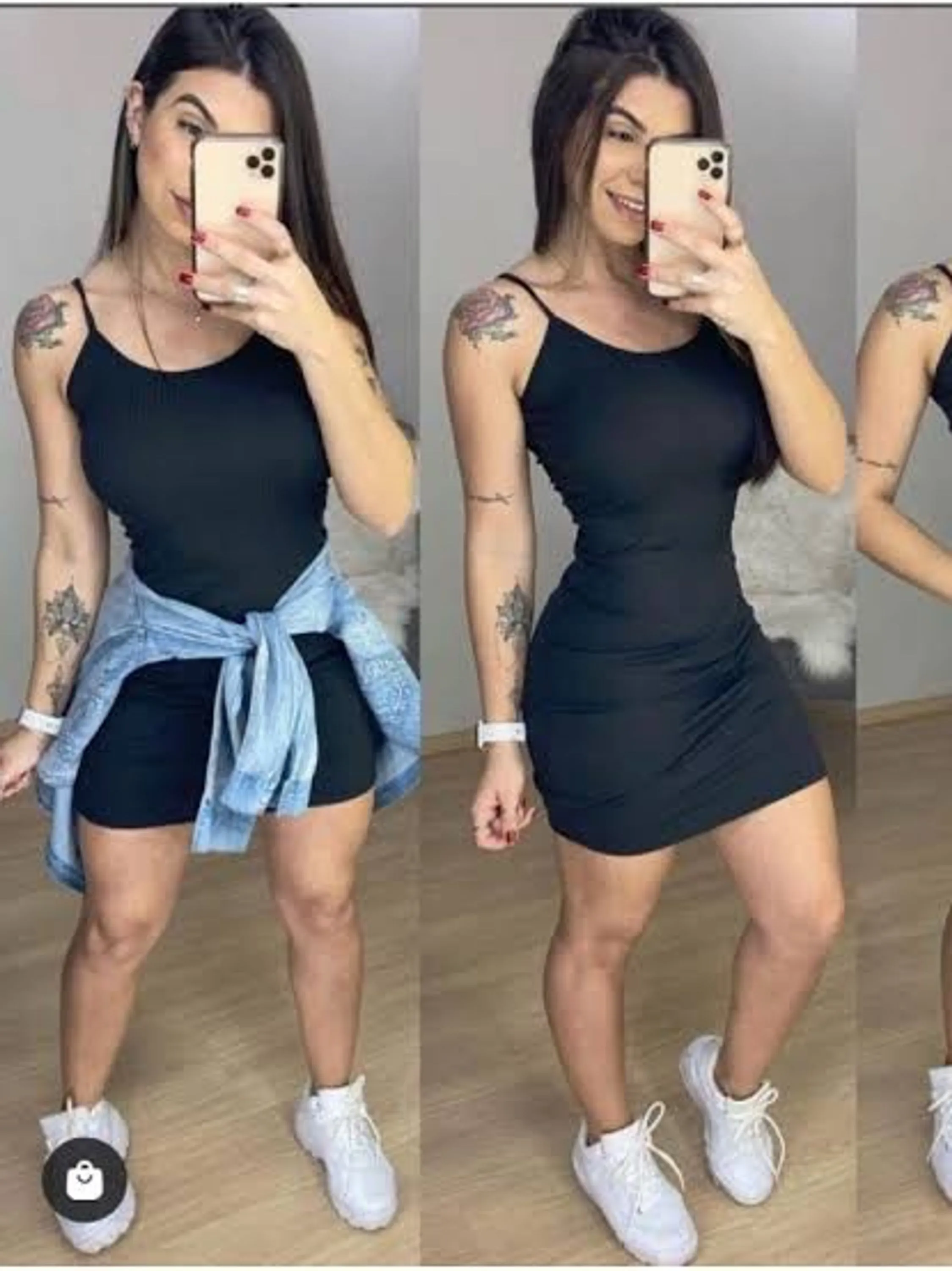 Vestido alcinha tubinho