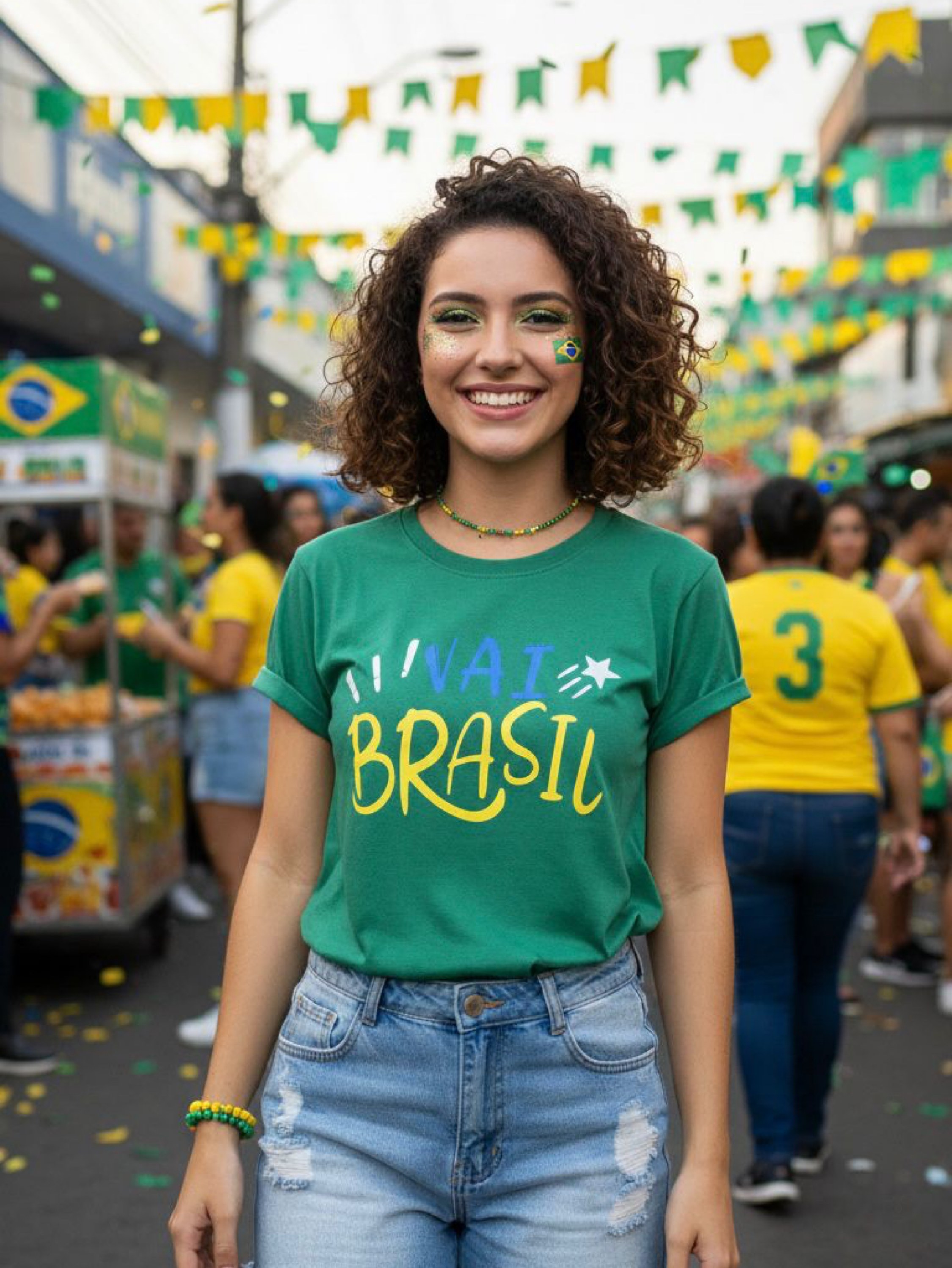 Blusa t shirt brasil