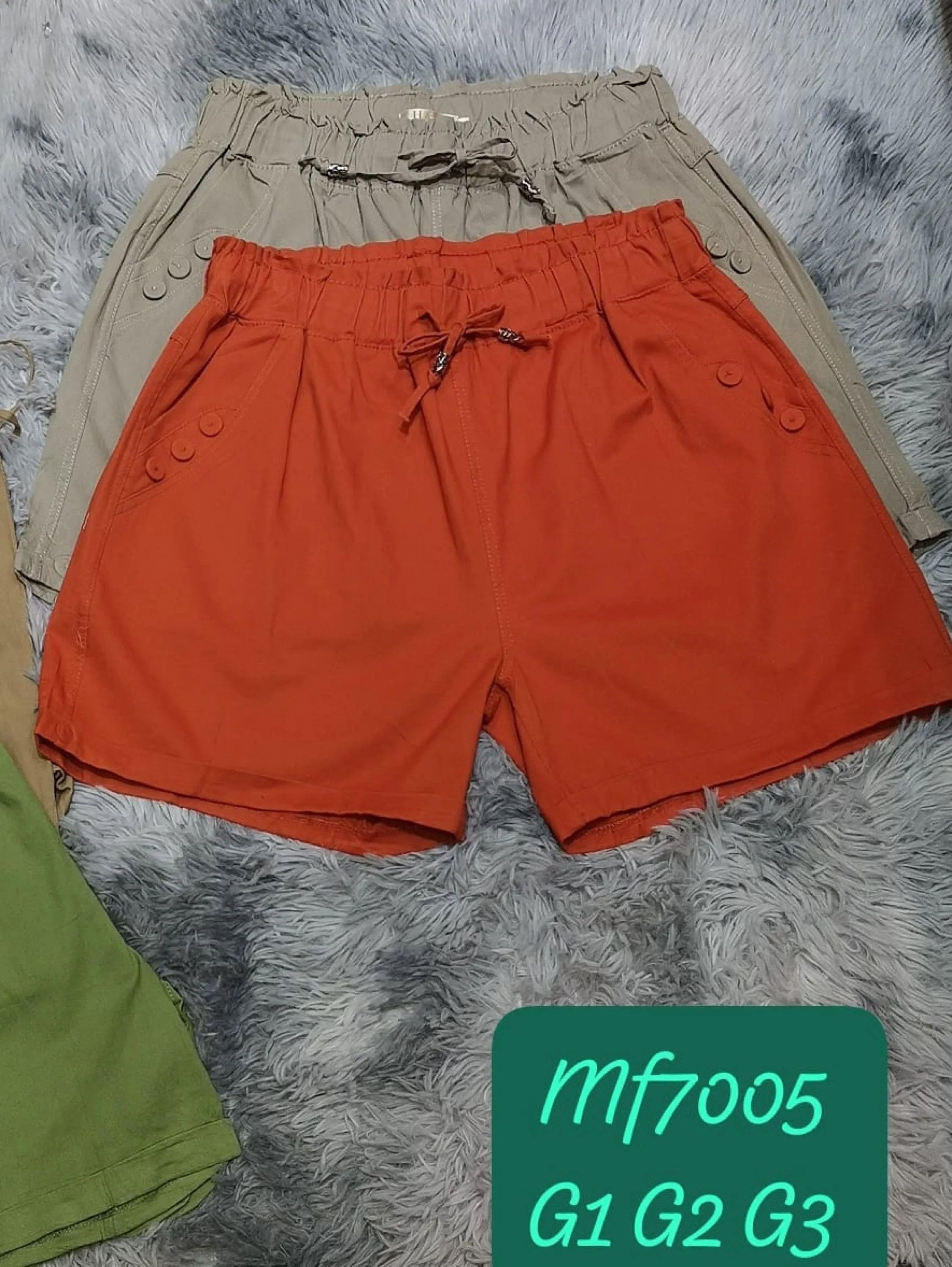 Shorts sarja plus size