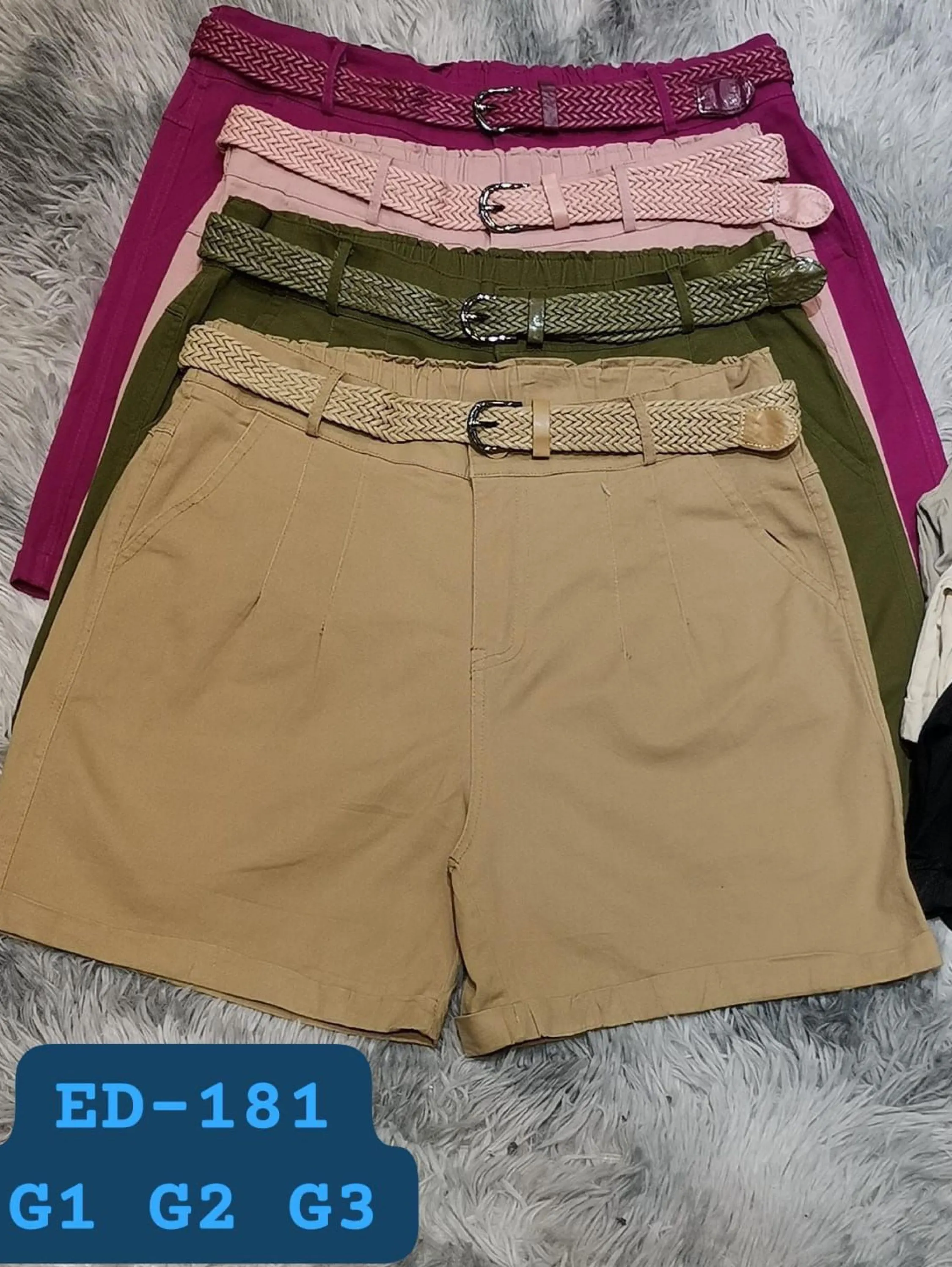 Shorts sarja plus size