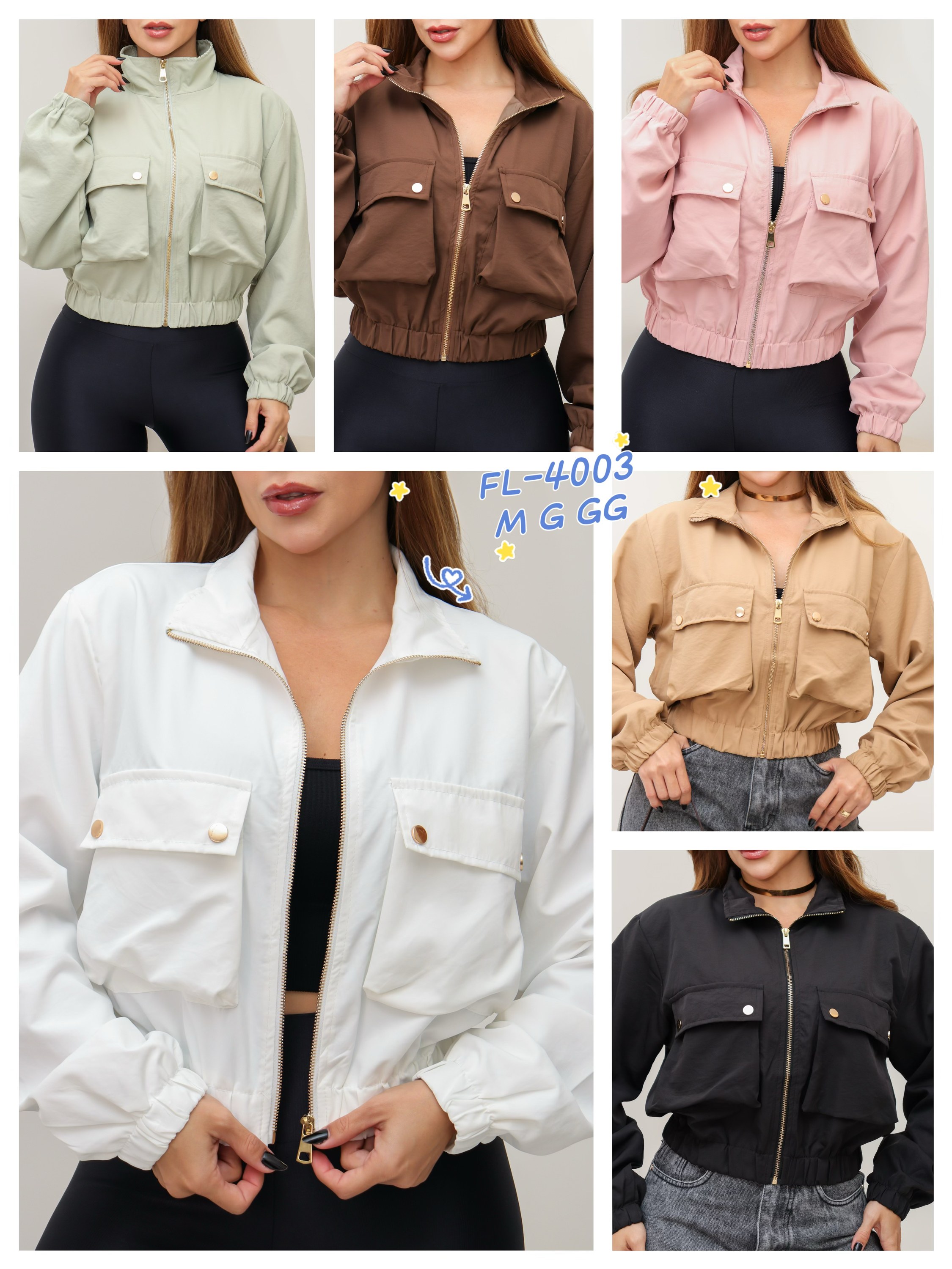 Blusa corta vento forrado importado 4003
