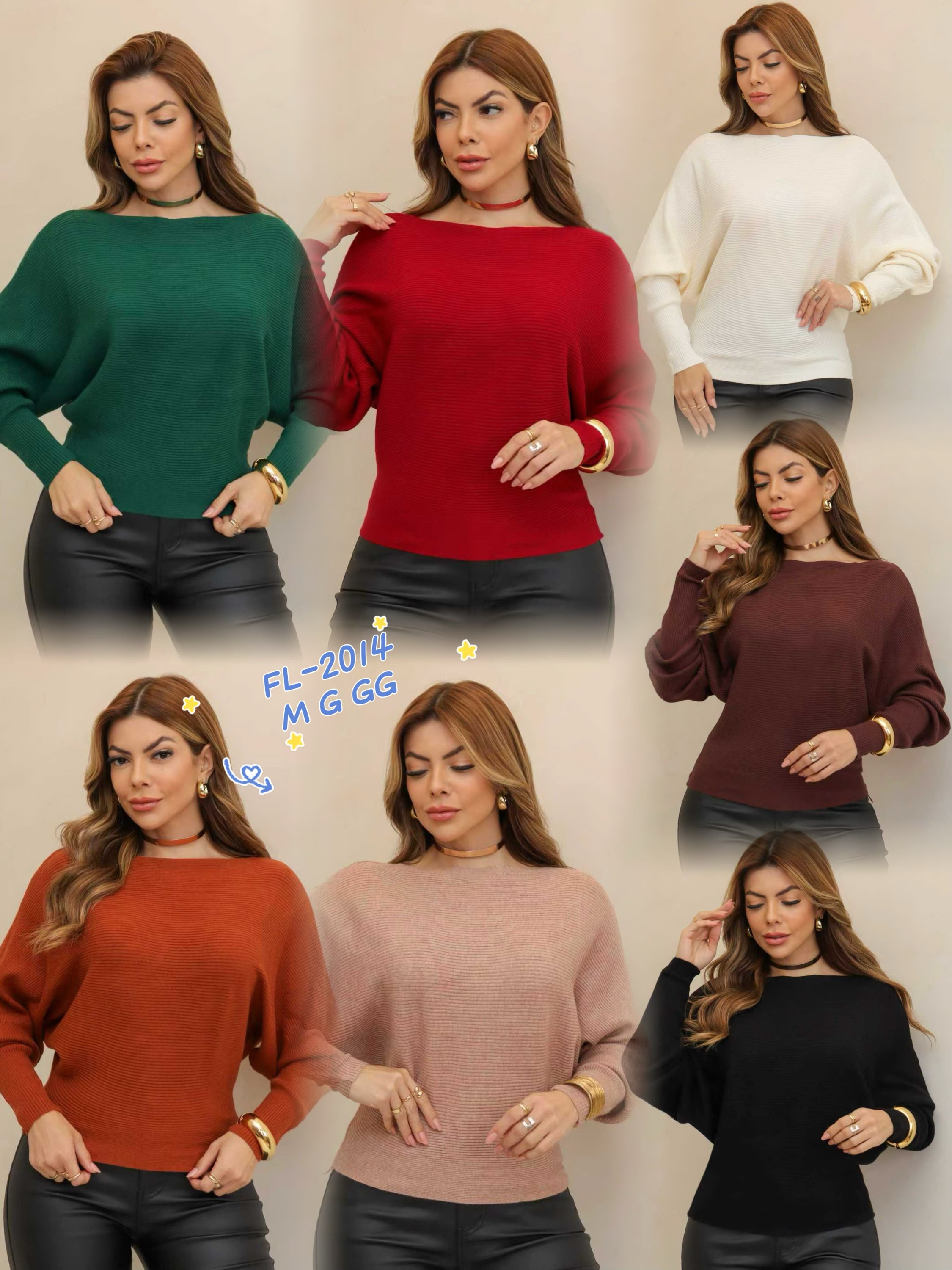 Blusa suéter modal de lãzinha de frio importado 2014