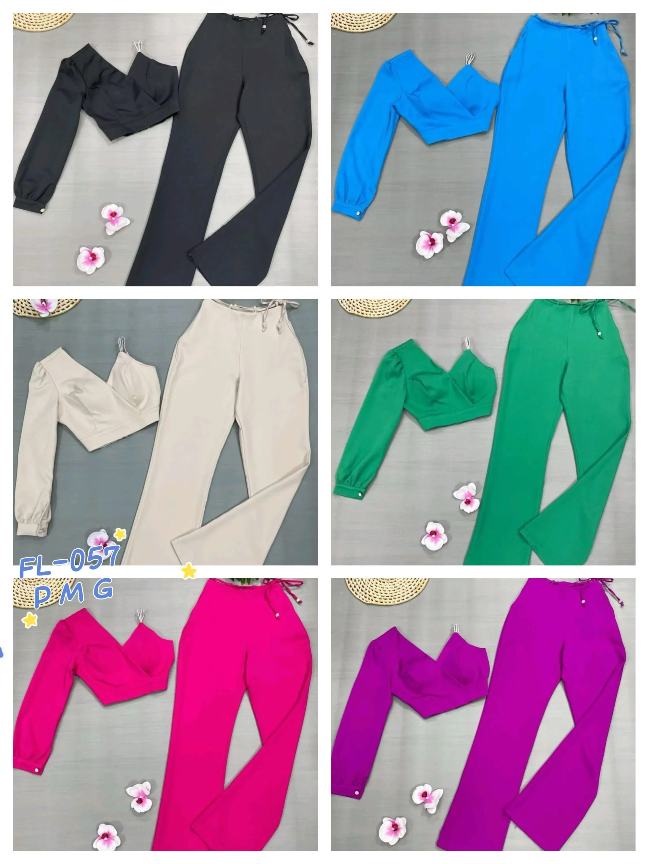 Conjunto de alfaiataria Flora 057