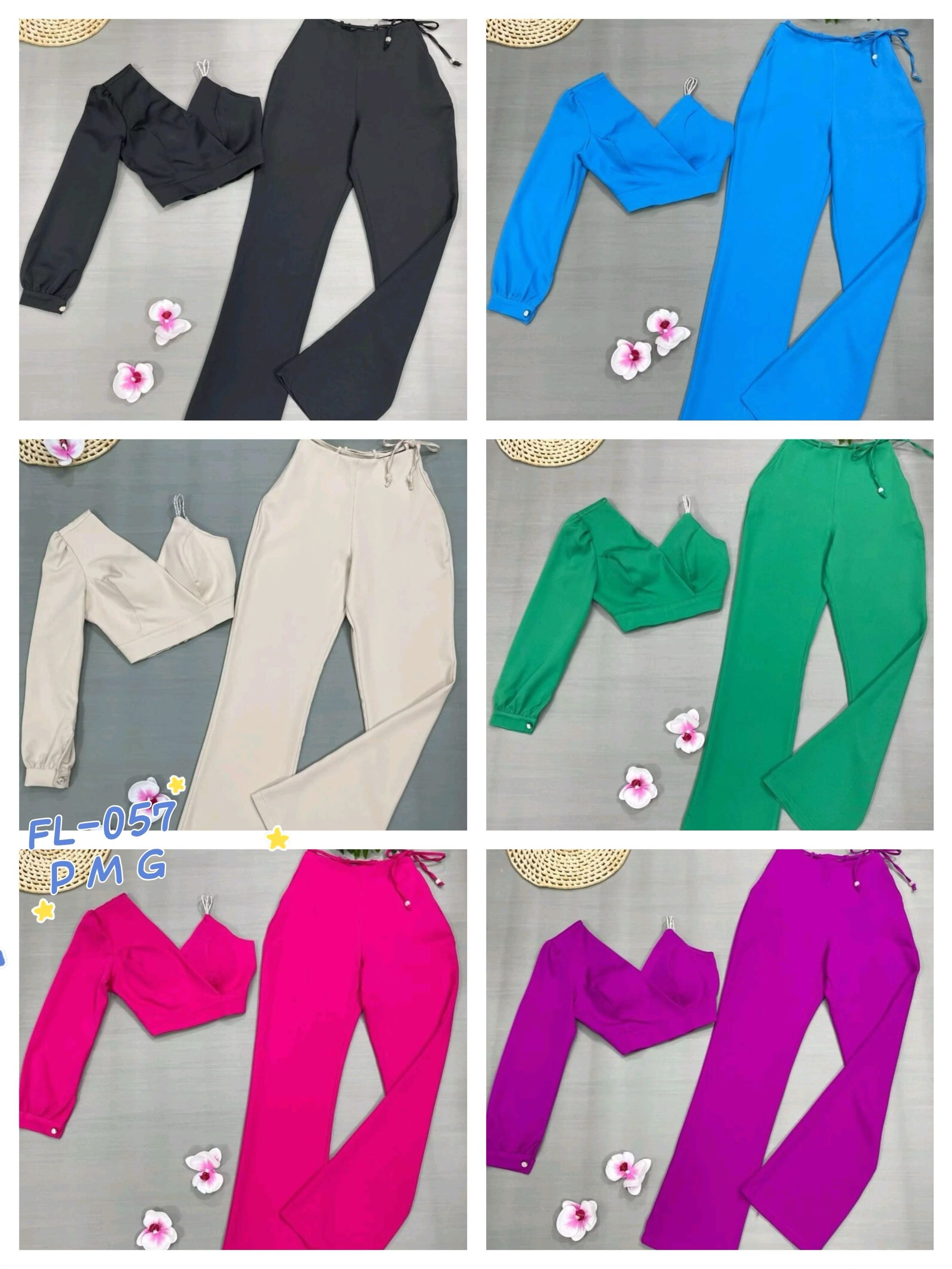 Conjunto de alfaiataria Flora 057