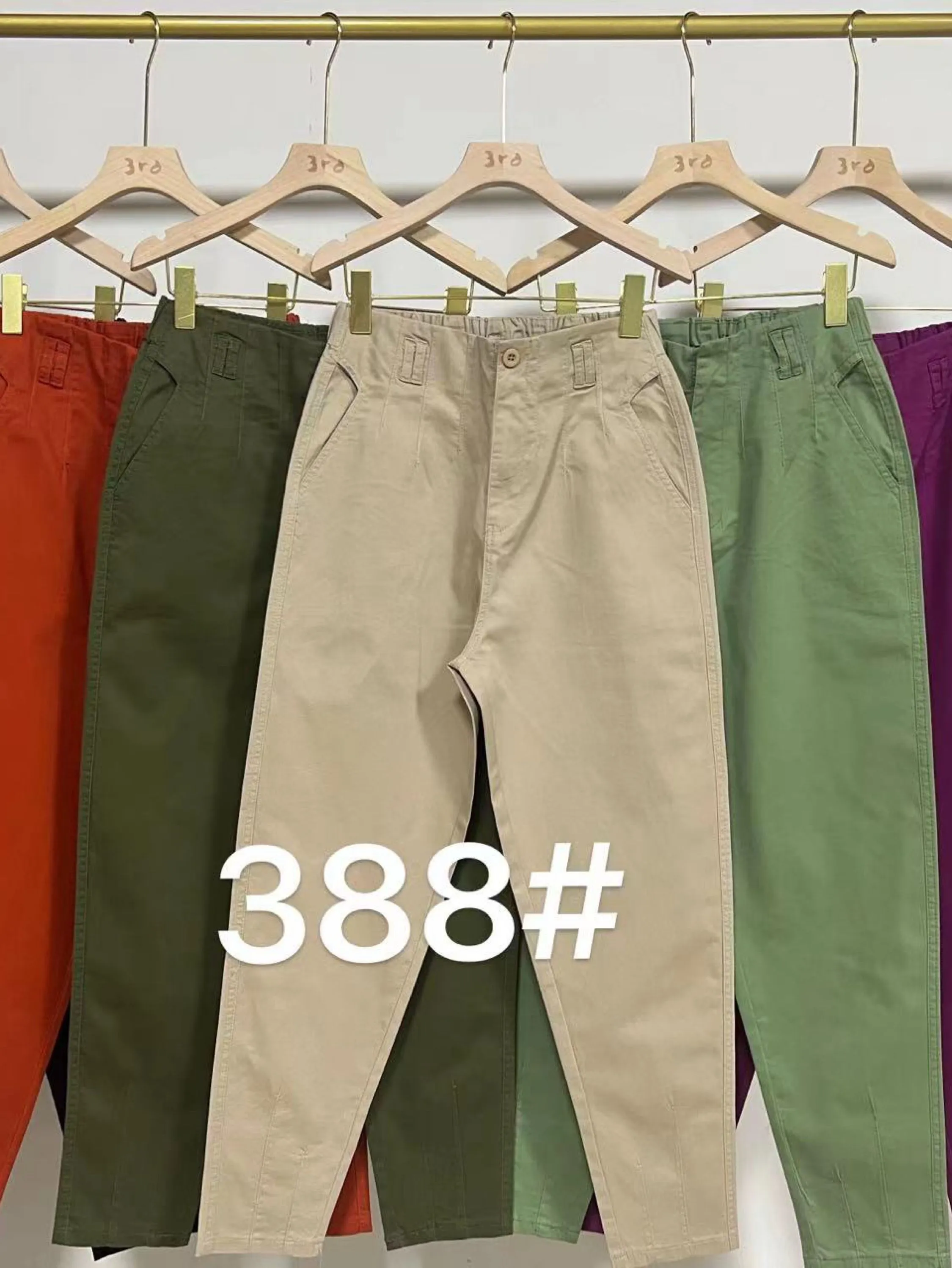 Calça de sarja com elastano promoção 388