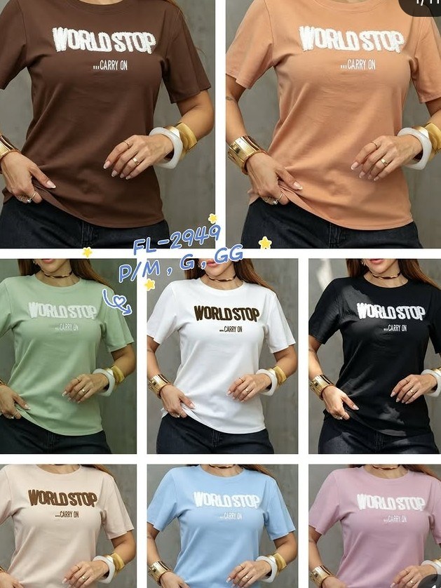 Blusa de algodão com bordado 2949
