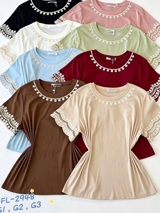 Blusa plus size de algodão 2948