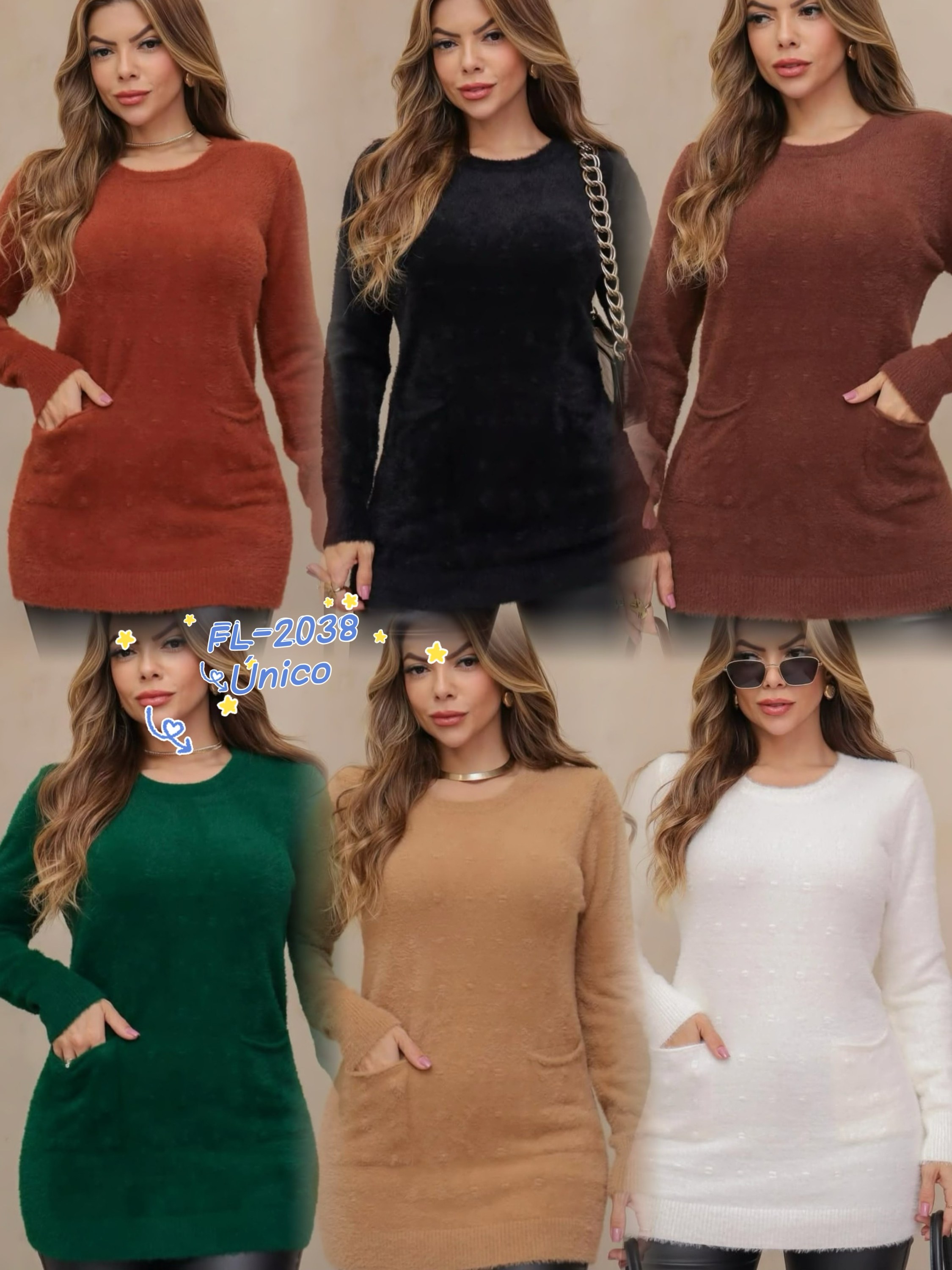 Blusão de Pelinho Grosso importado 2038