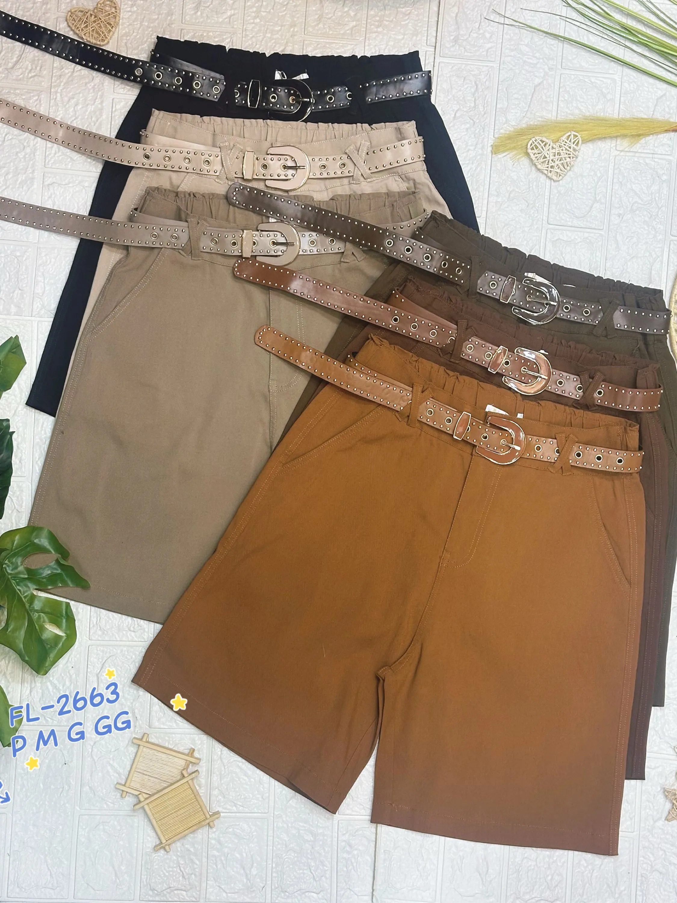 Short Bermuda tenoblque sarja com elástico bem 2663