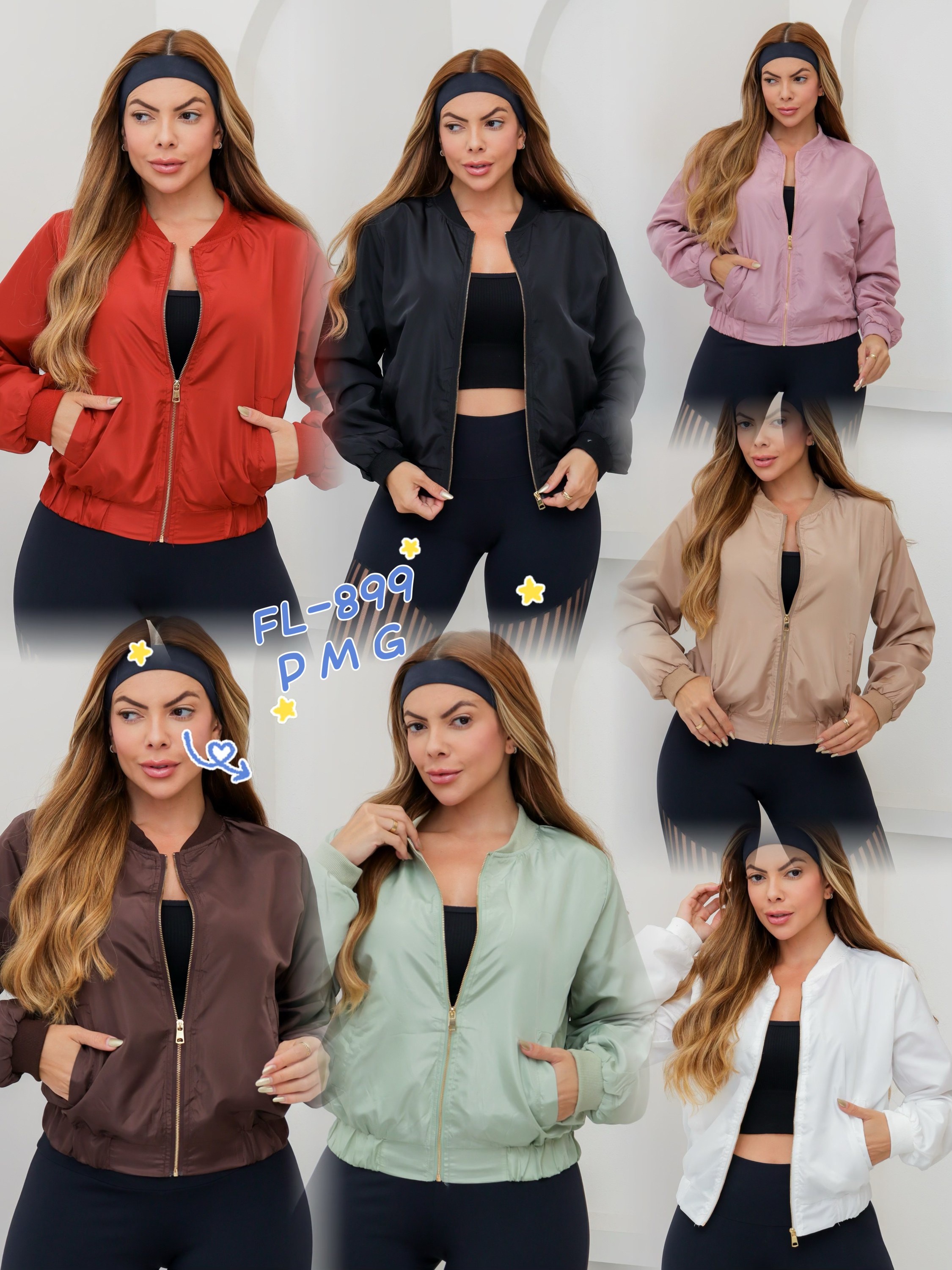 Blusa casaco jaqueta corta vento de nylon 899