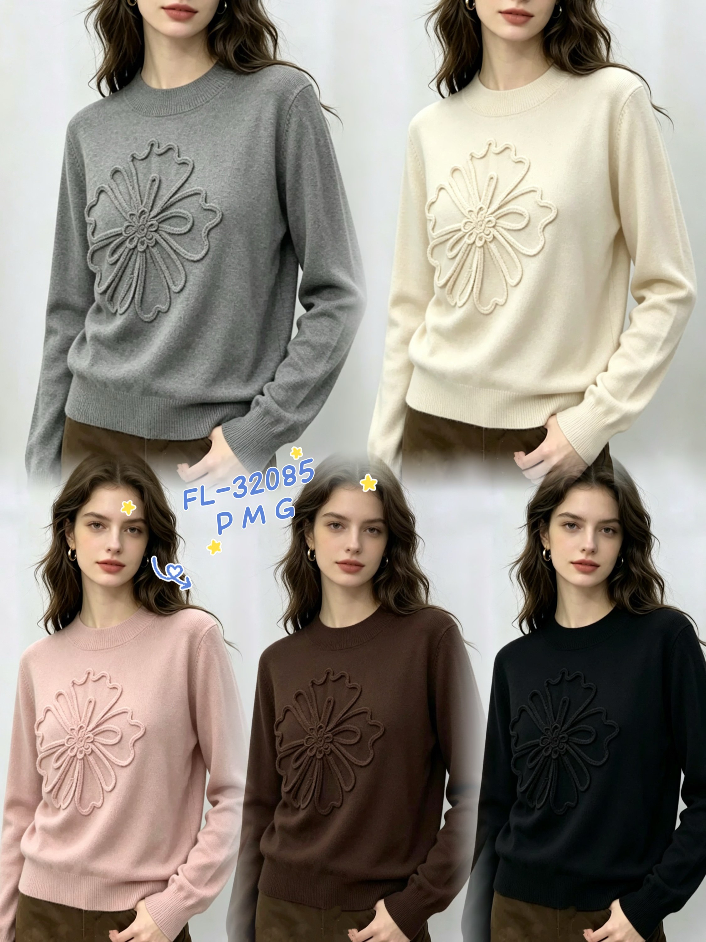 Blusa de modal com bordado importado 32085