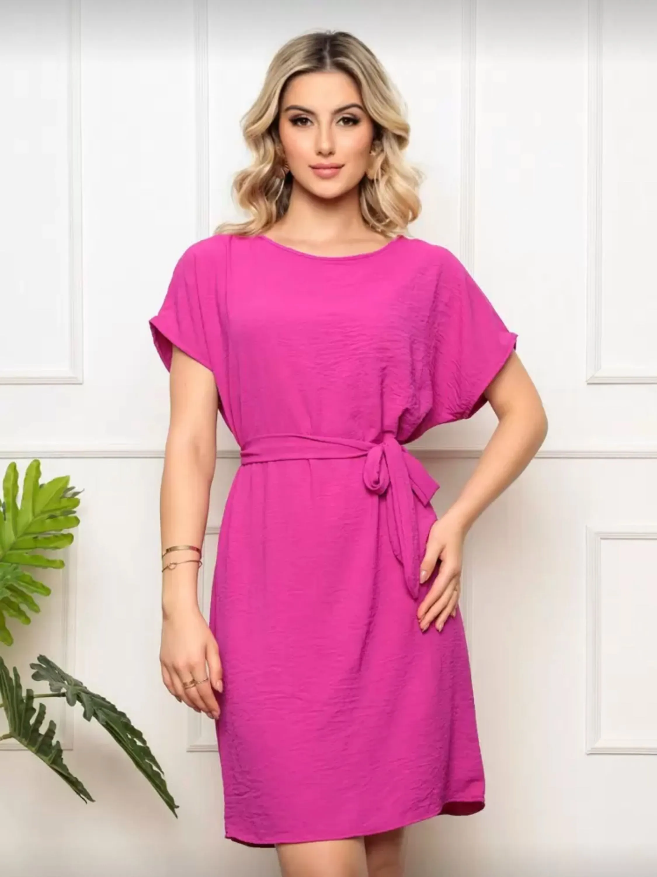 Vestido curto de duna