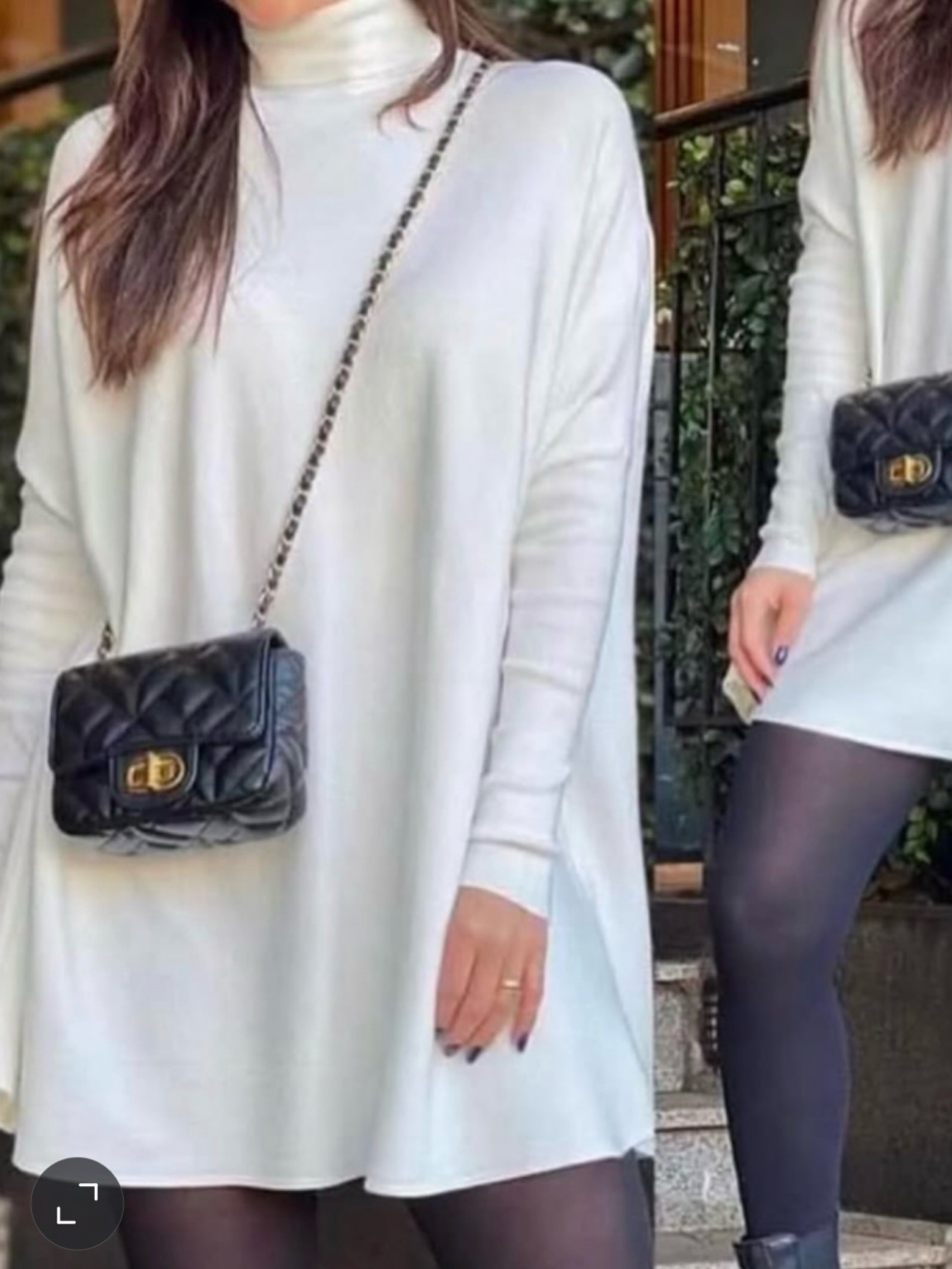 Blusa Poncho de modal importado