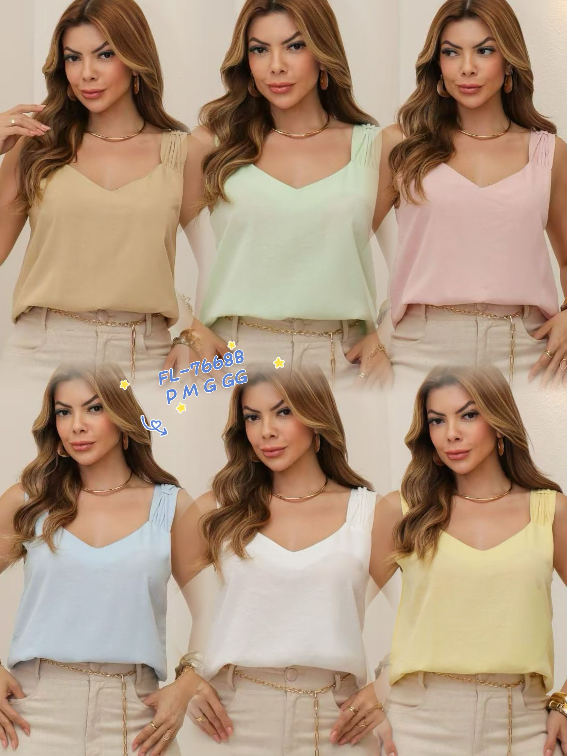 Blusa engata viscose linho importado 76688