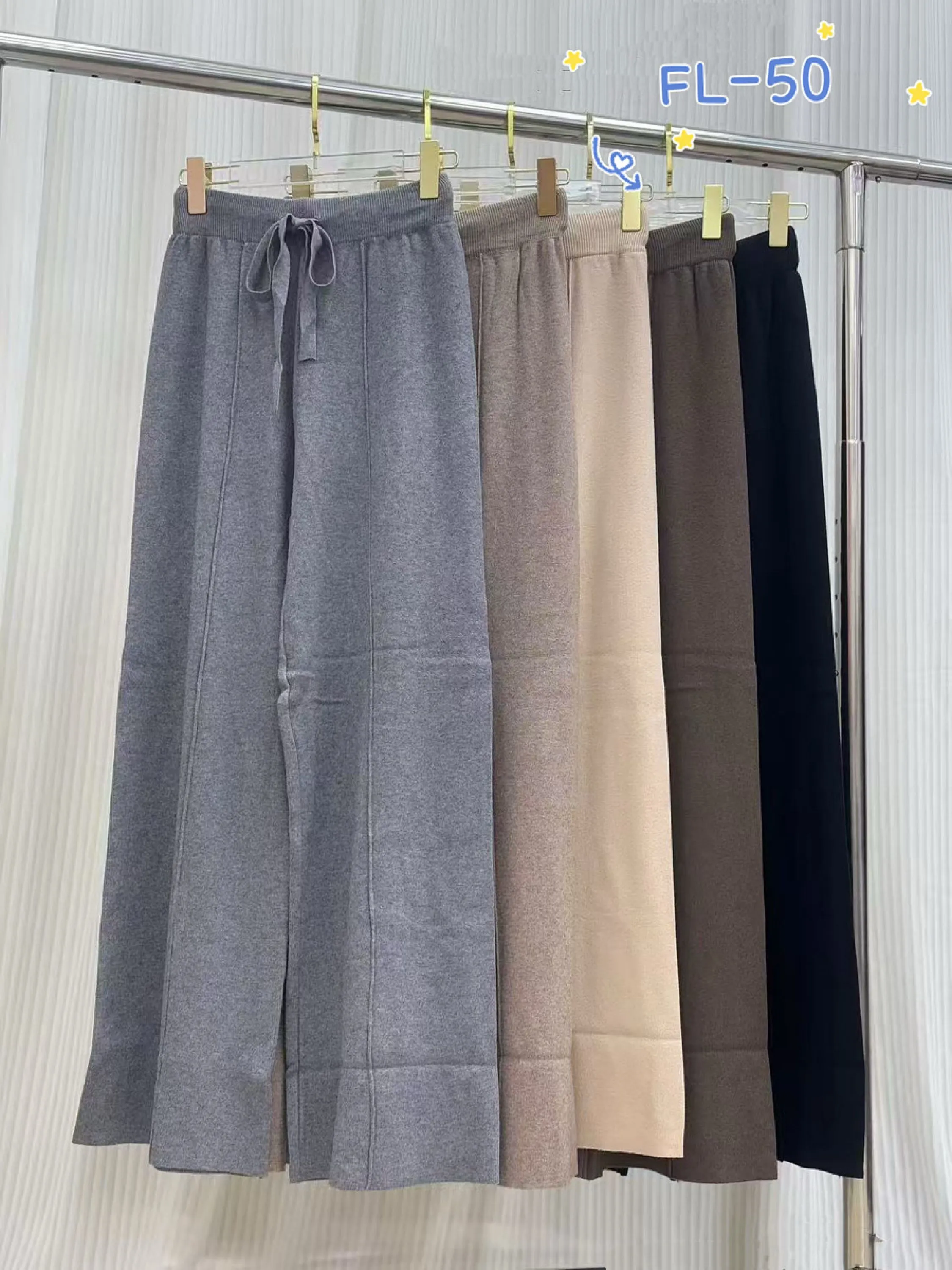 Calça pantalona modal grosso de lã importado 50