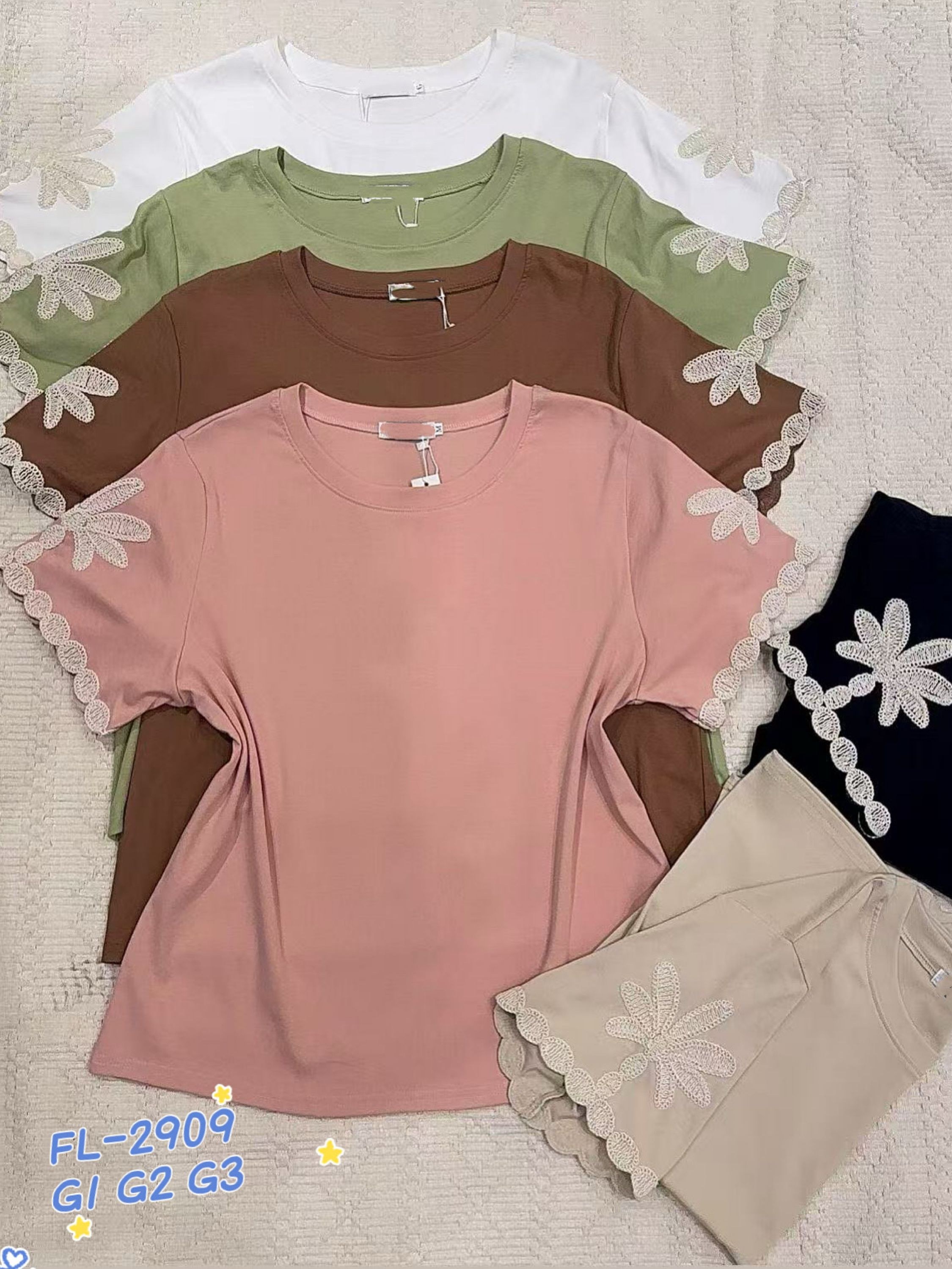 Blusa Plus Size de algodão cenelado importado 2909