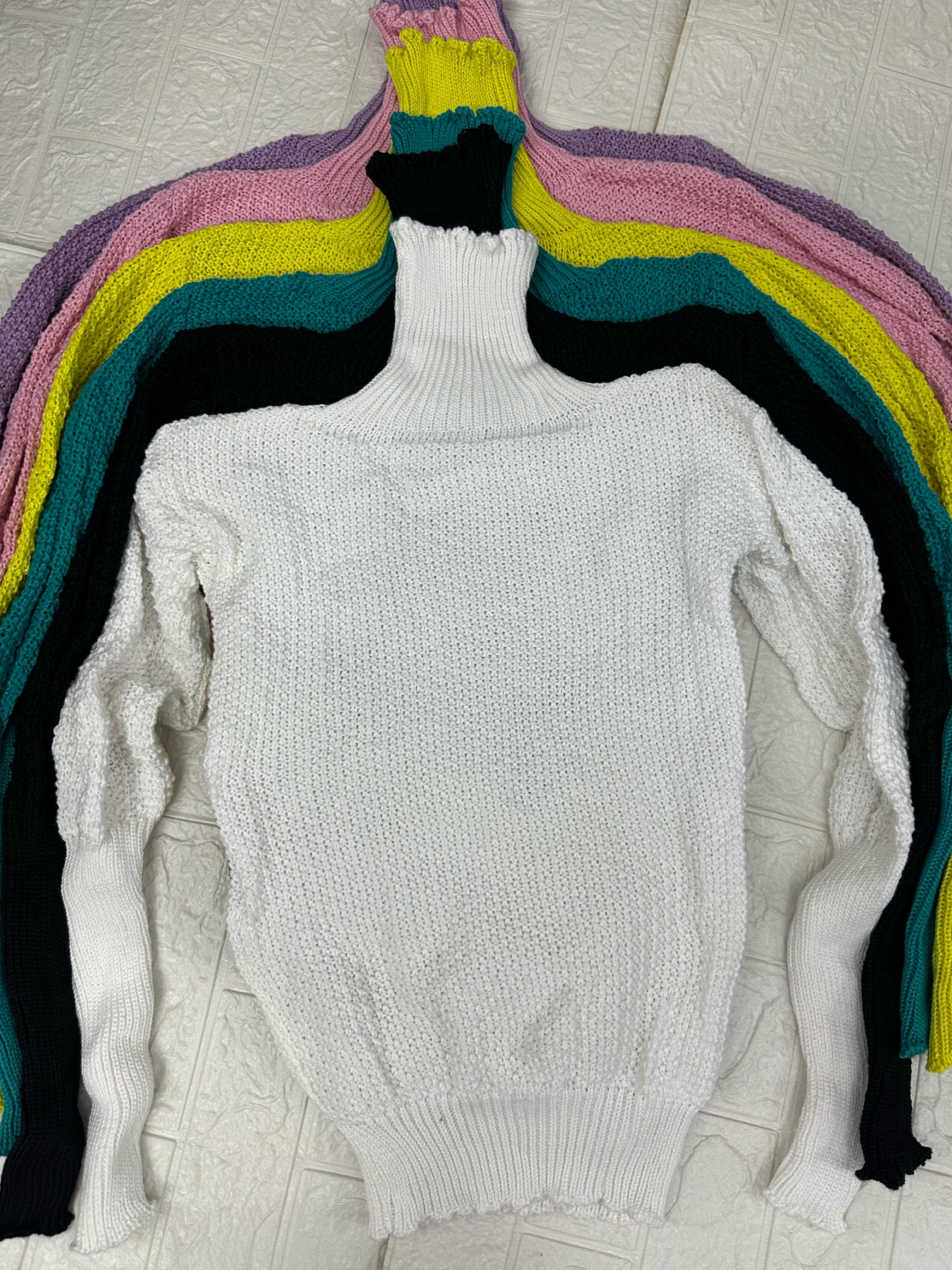 Blusa tricô gola alta promoção