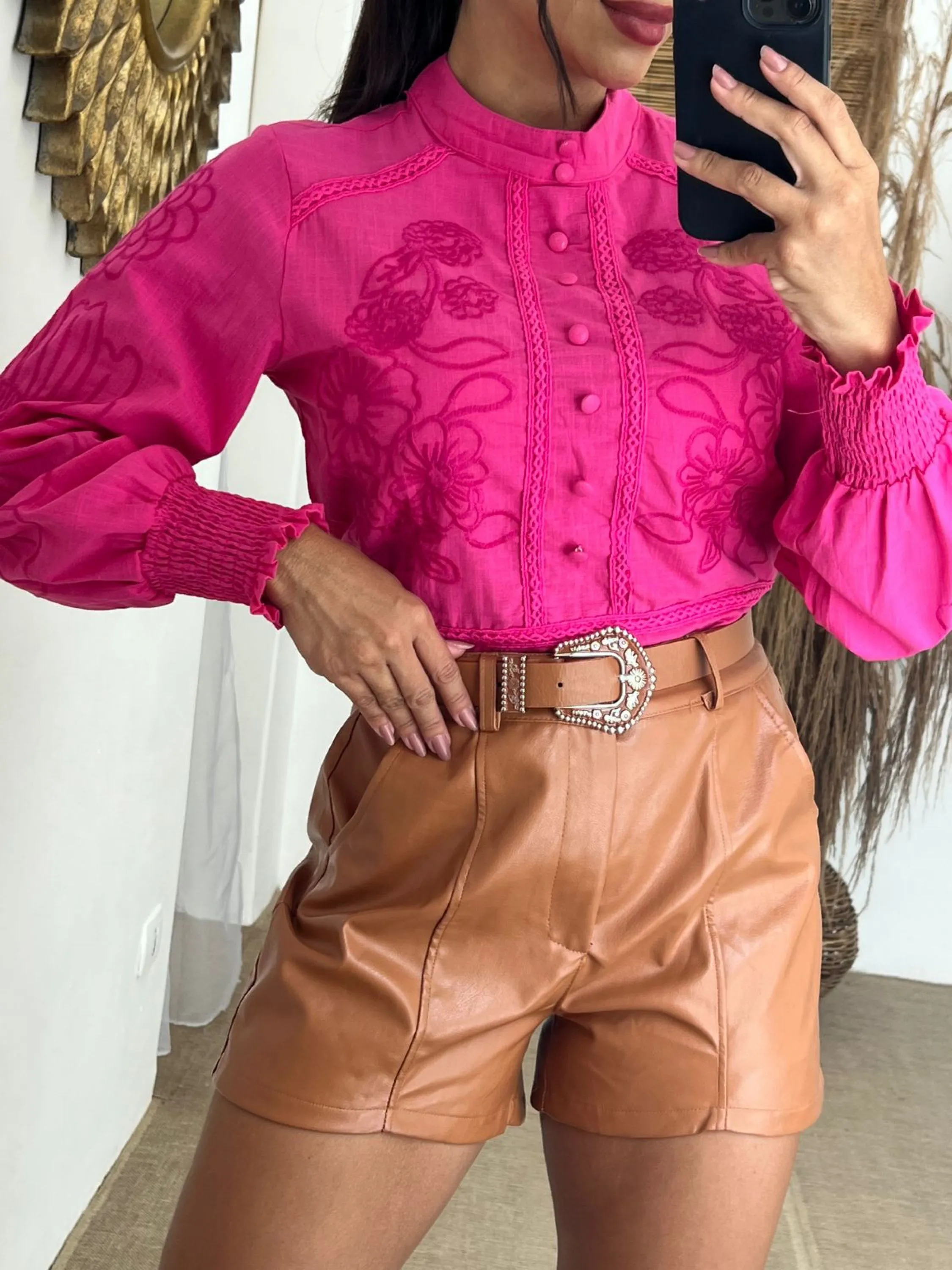 Camisa Cropped FLora FL-14588