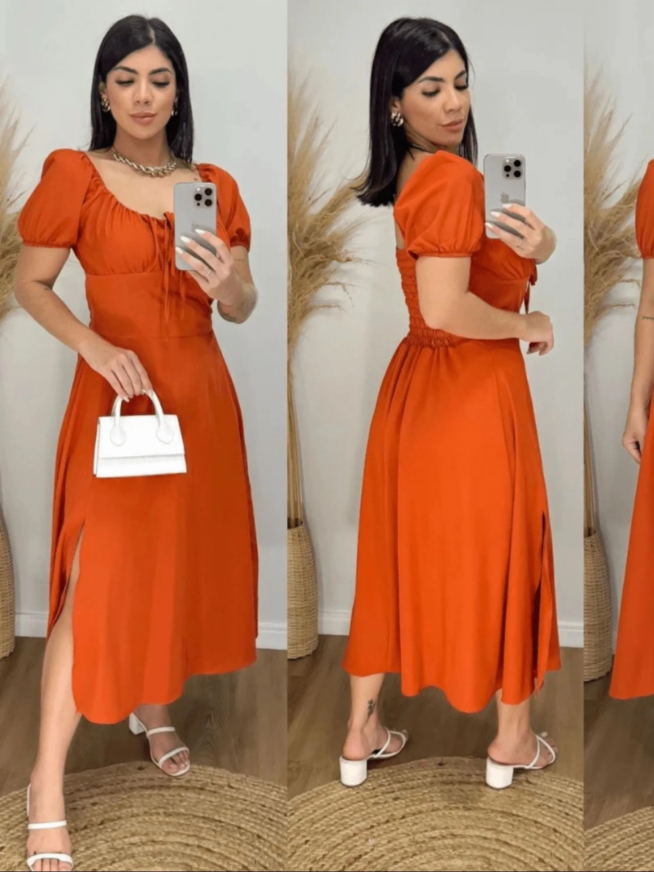 Vestido mídi promoção