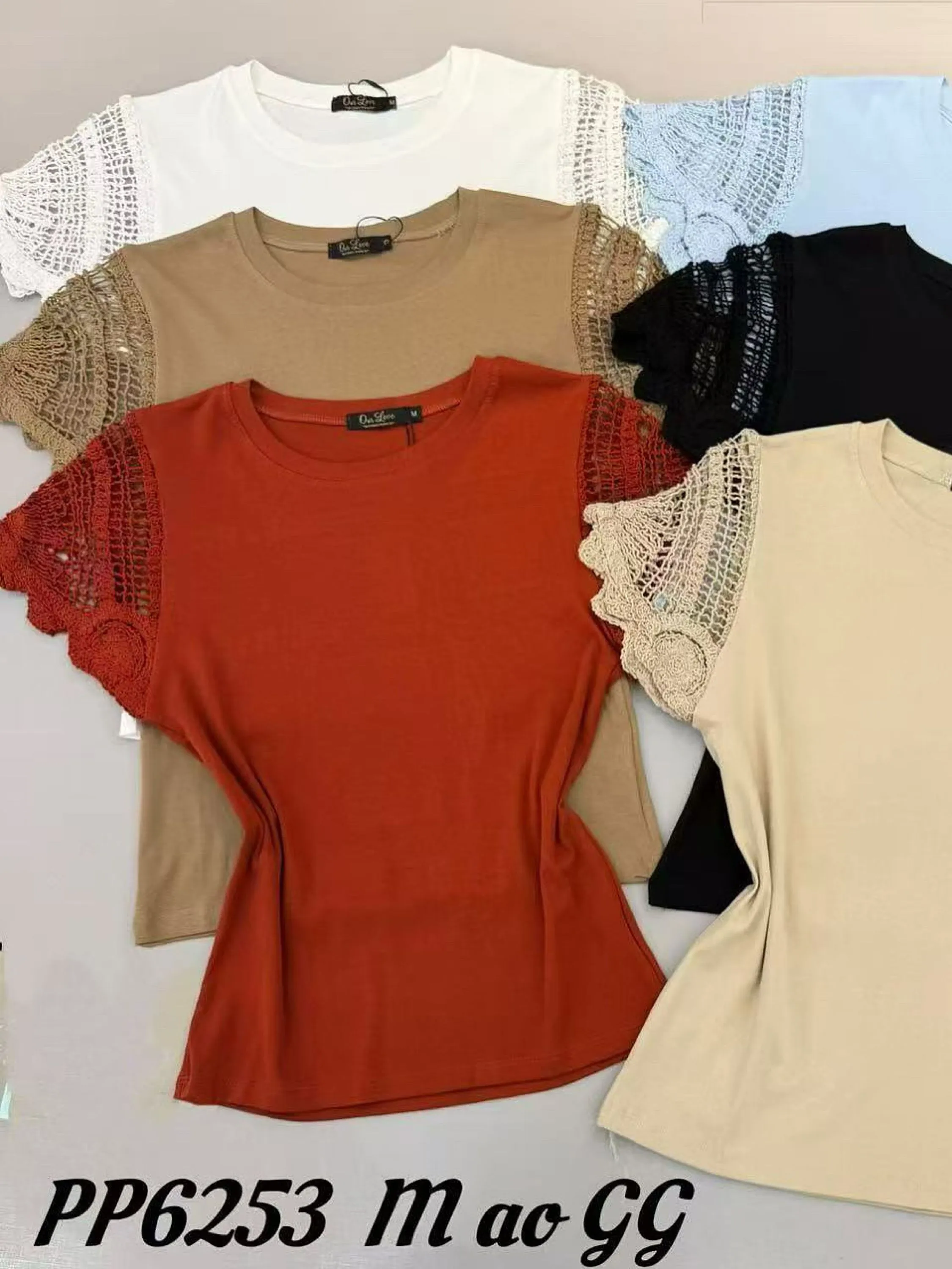 Blusa algodão importado Flora 6253