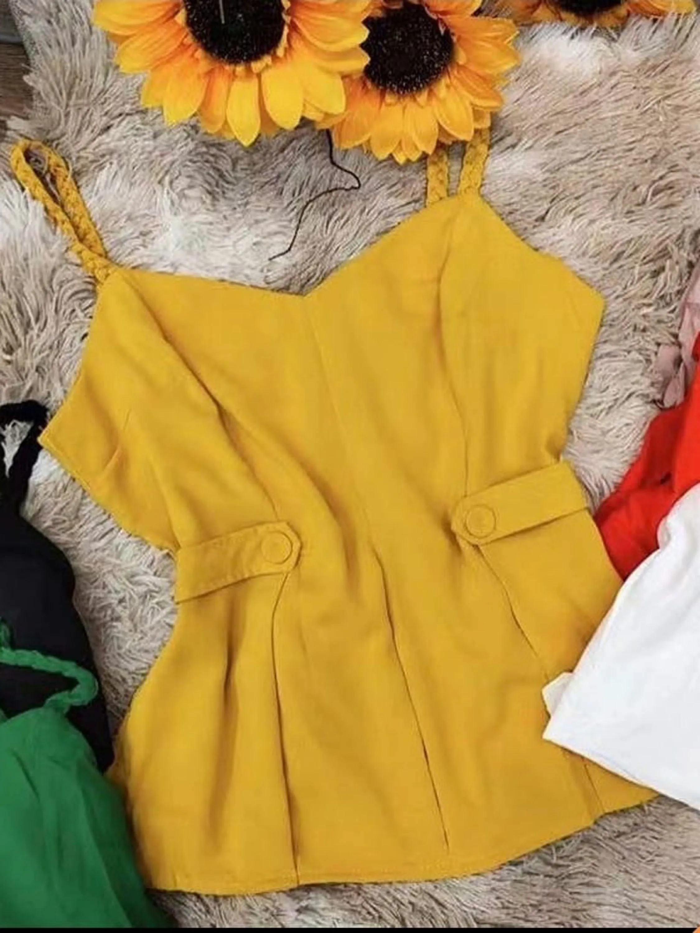 Blusa regata alça trançado de crepe importado promoção 9078