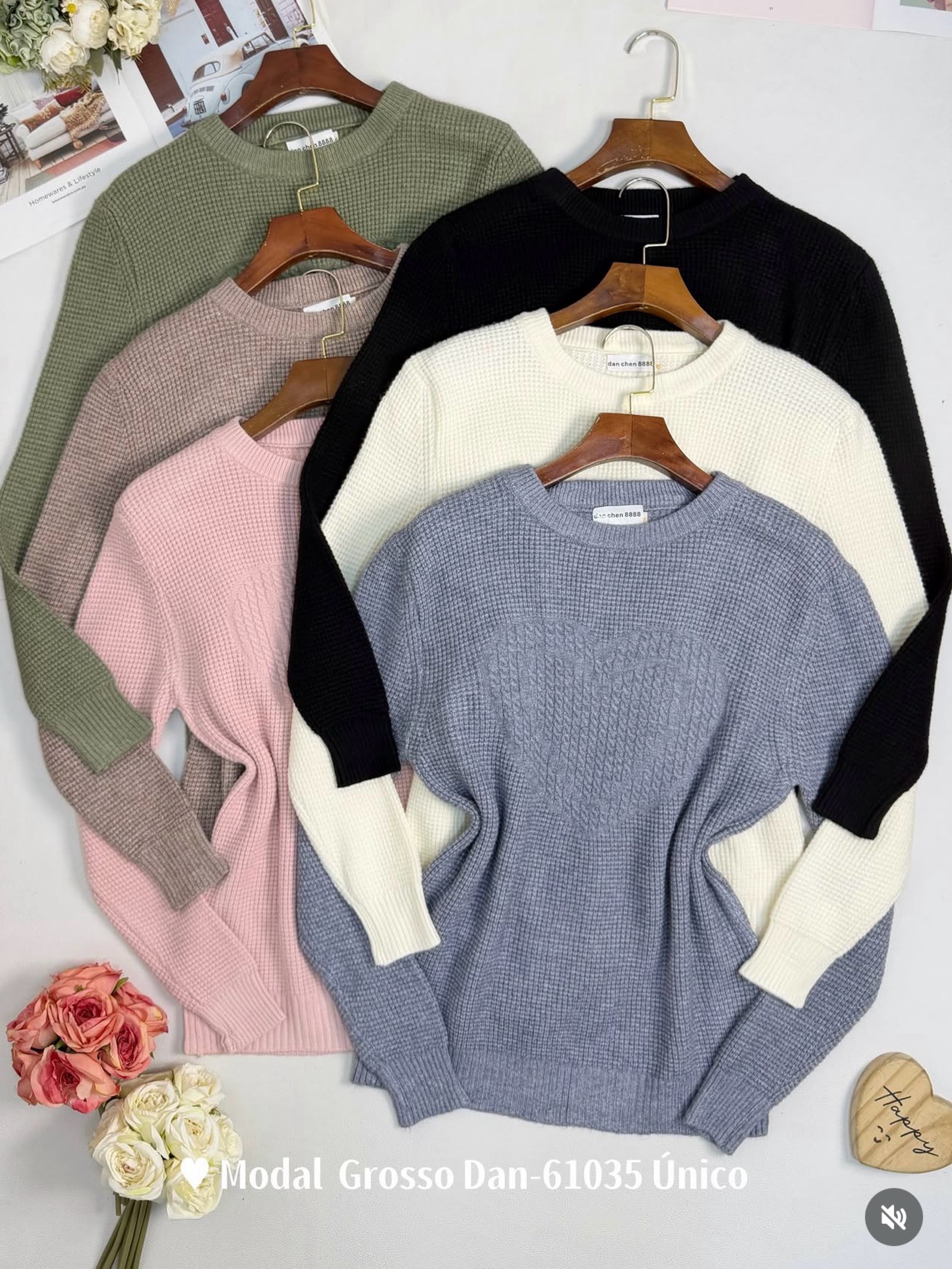 Blusa de modal grosso importado 61035