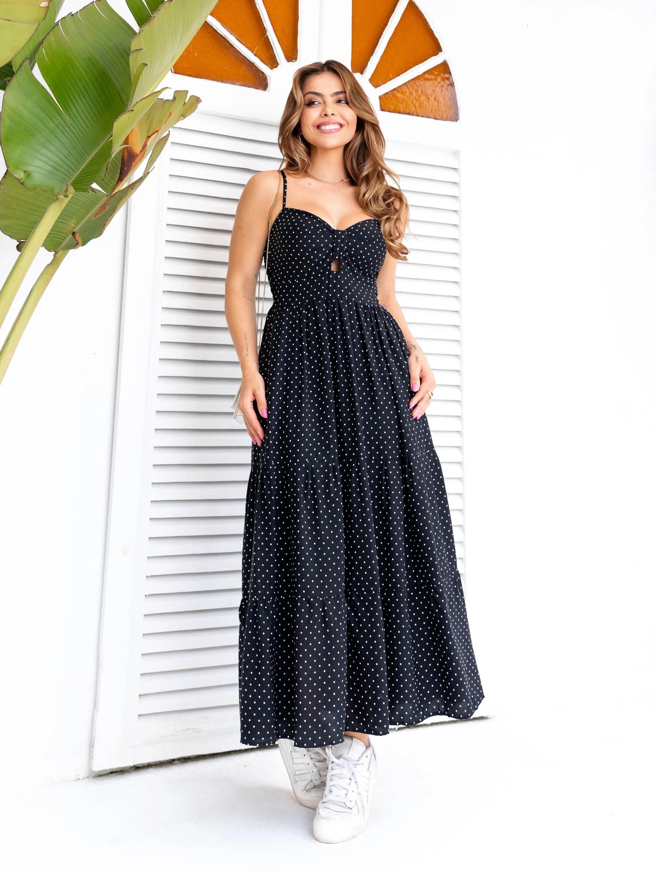 Vestido Midi Lastex