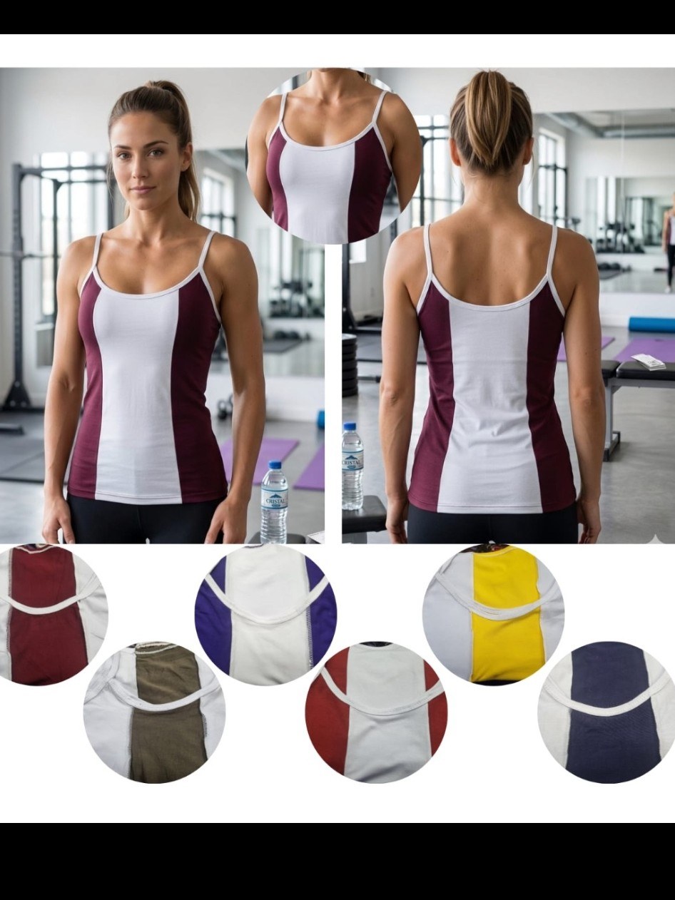 Regata alcinha Fitnes duas cores