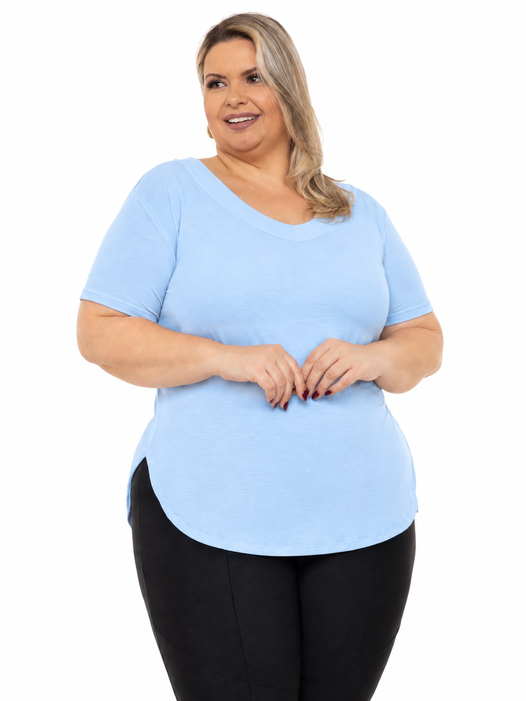 BLUSA VEST LEGGING PLUS SIZE 44 AO G4